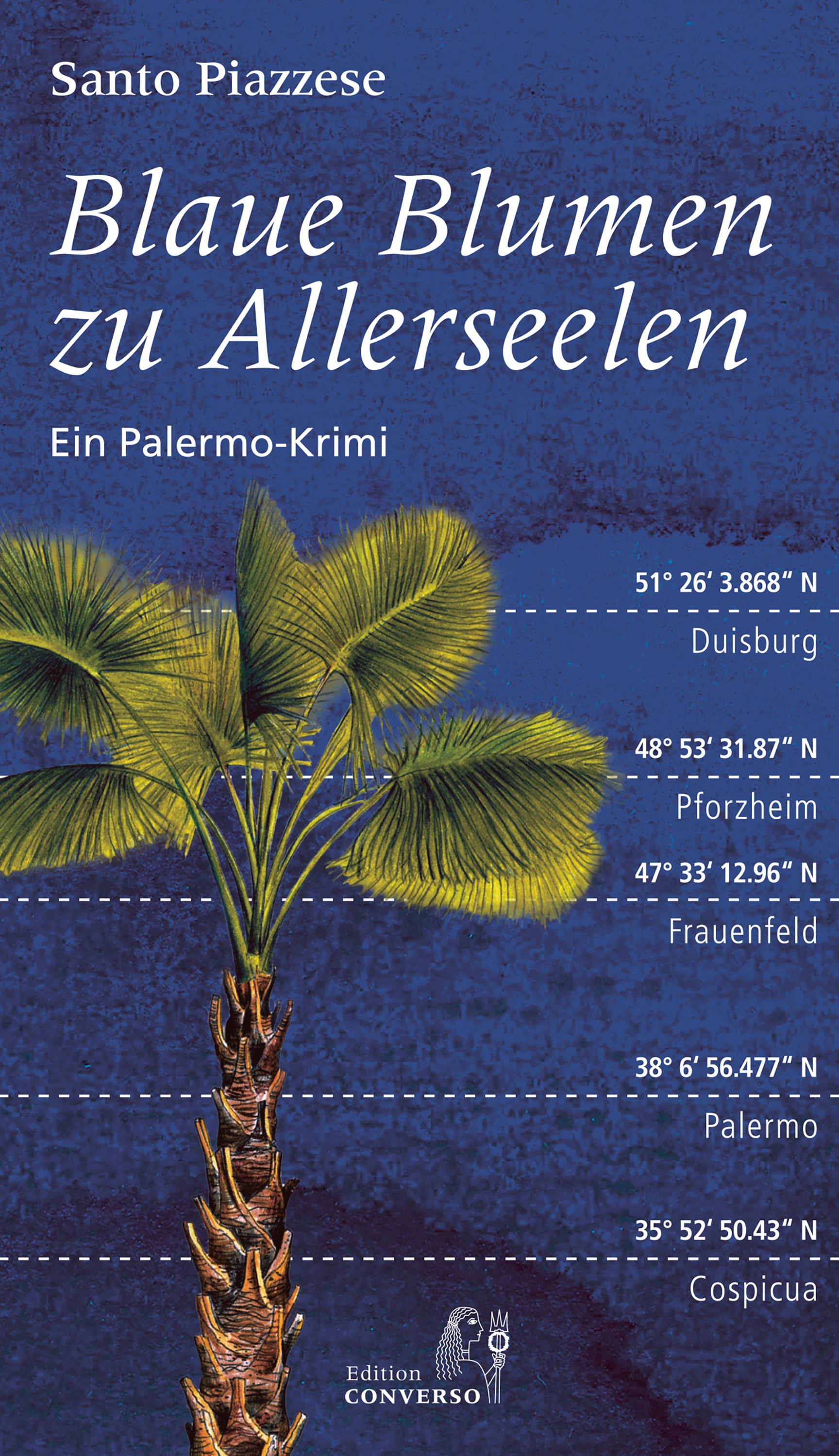 Обложка книги «Blaue Blumen zu Allerseelen»