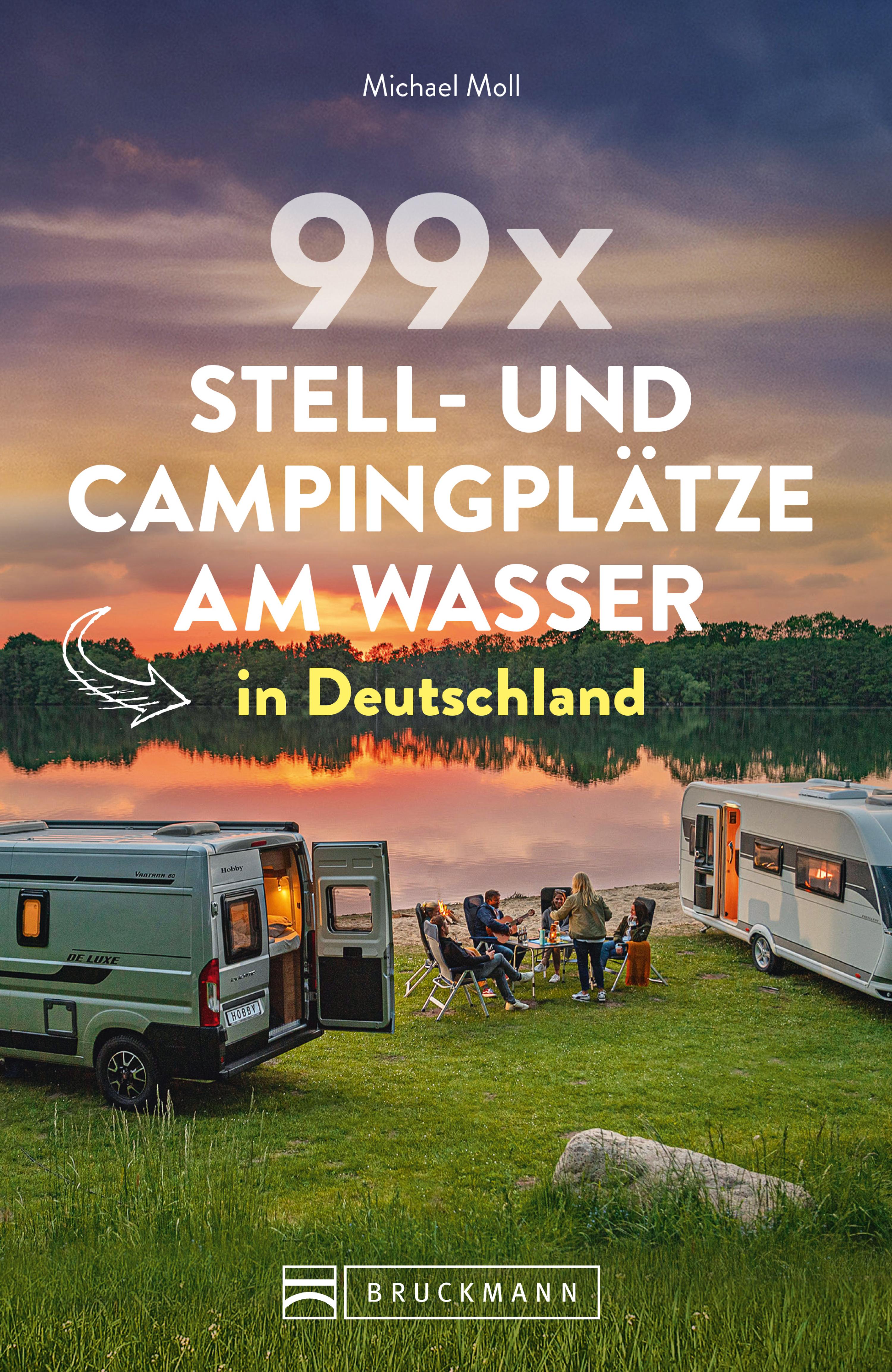 Обложка книги «99 x Stell- und Campingplätze am Wasser in Deutschland»