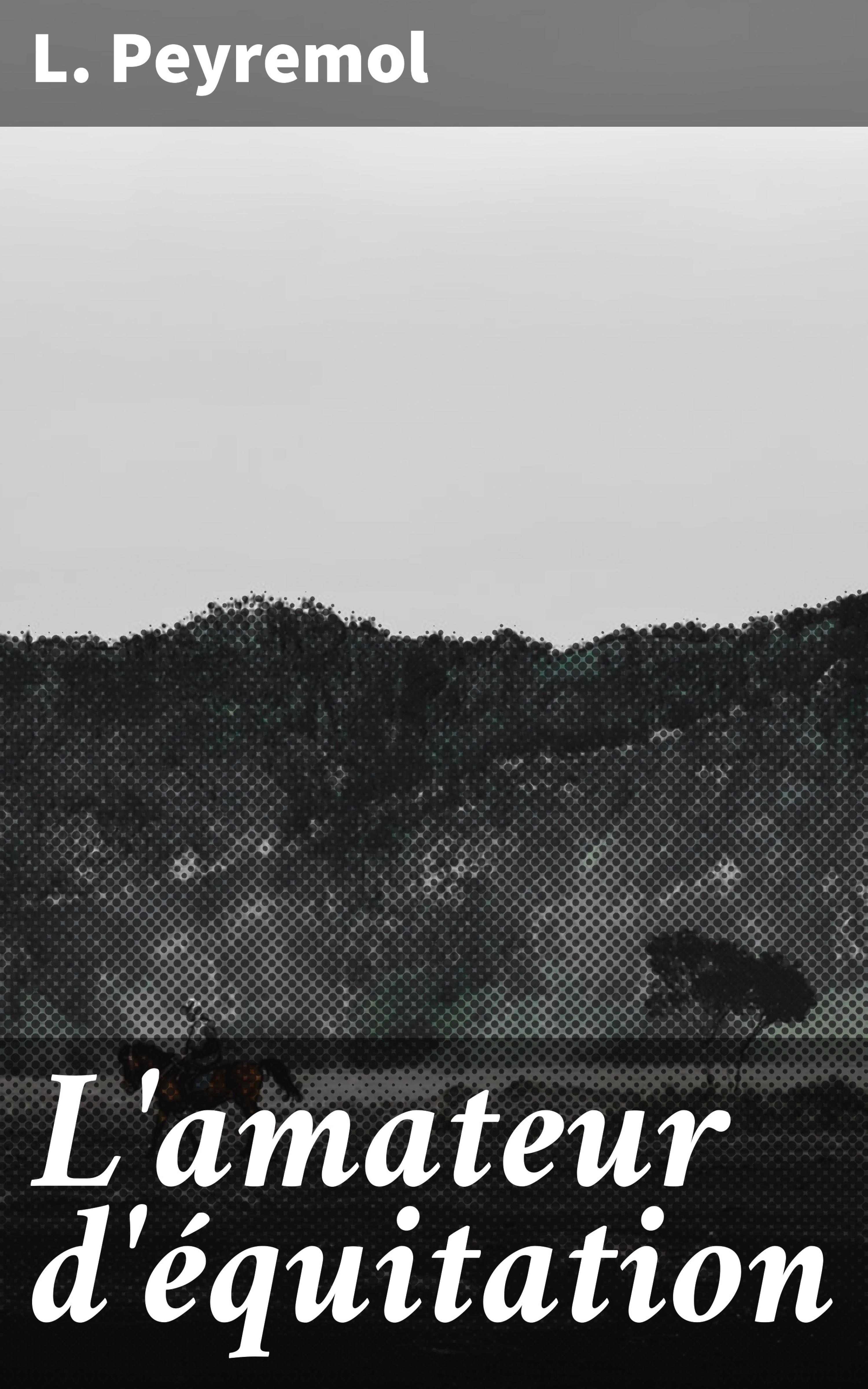 Обложка книги «L'amateur d'équitation»