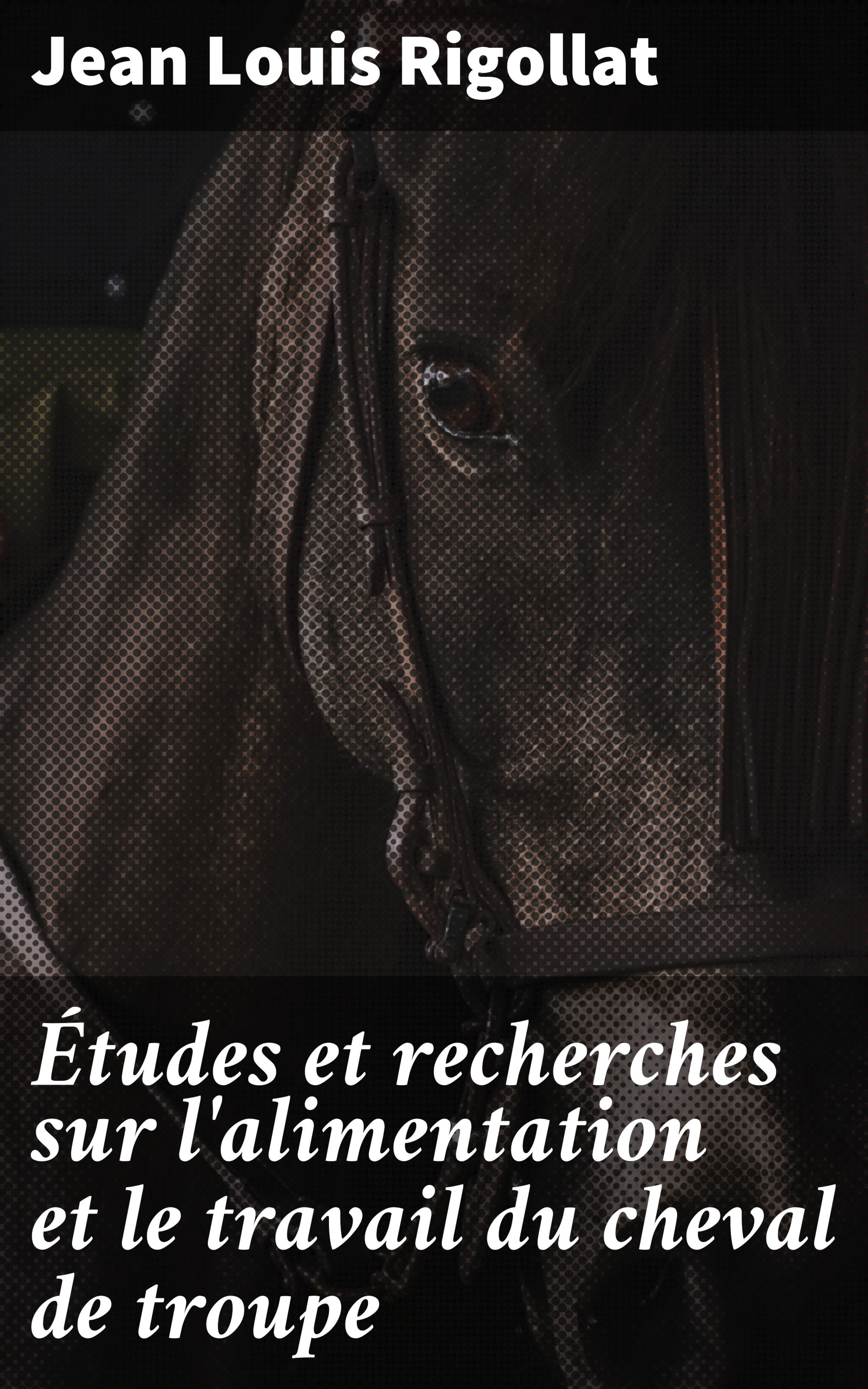 Обложка книги «Études et recherches sur l'alimentation et le travail du cheval de troupe»