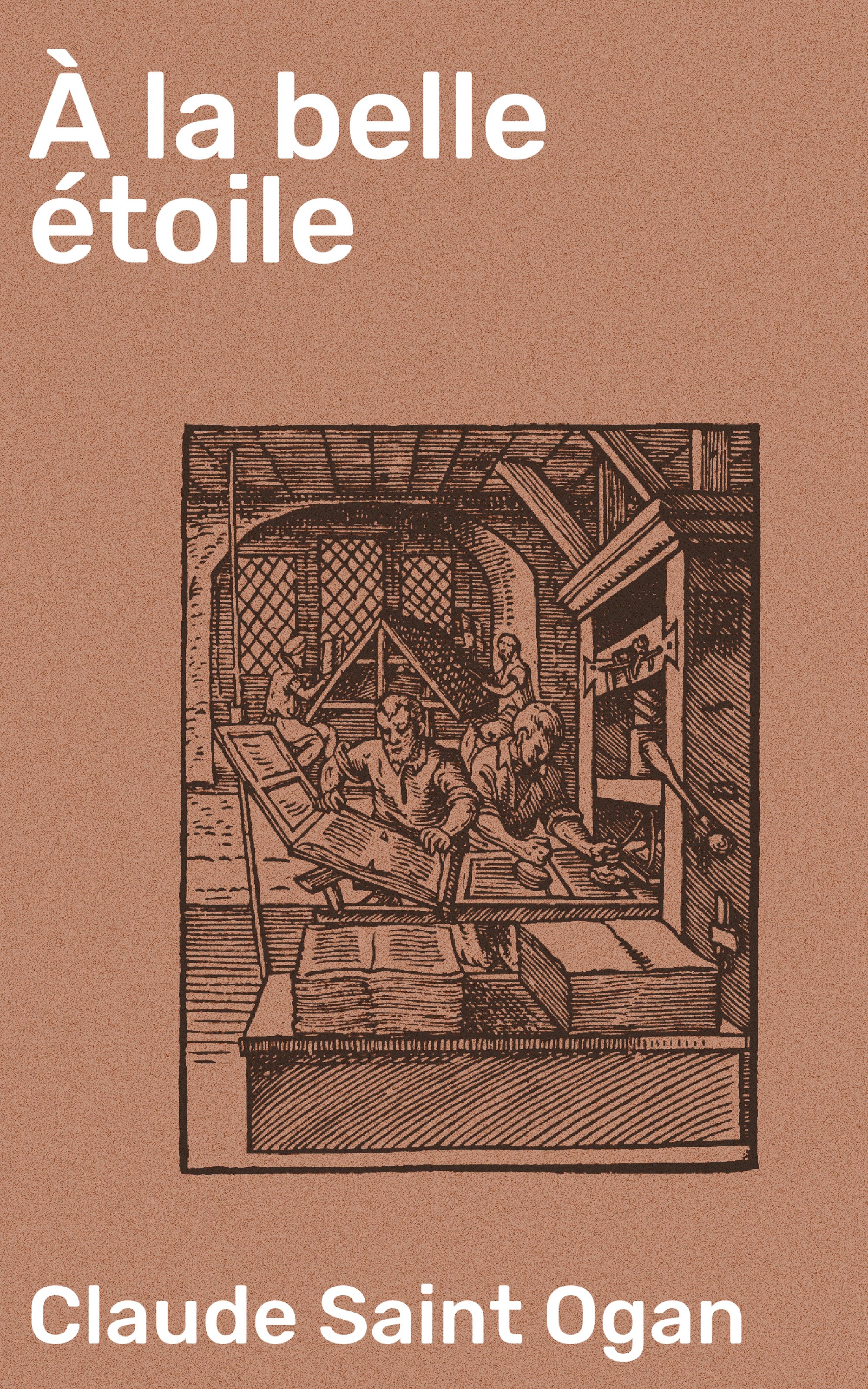 Обложка книги «À la belle étoile»