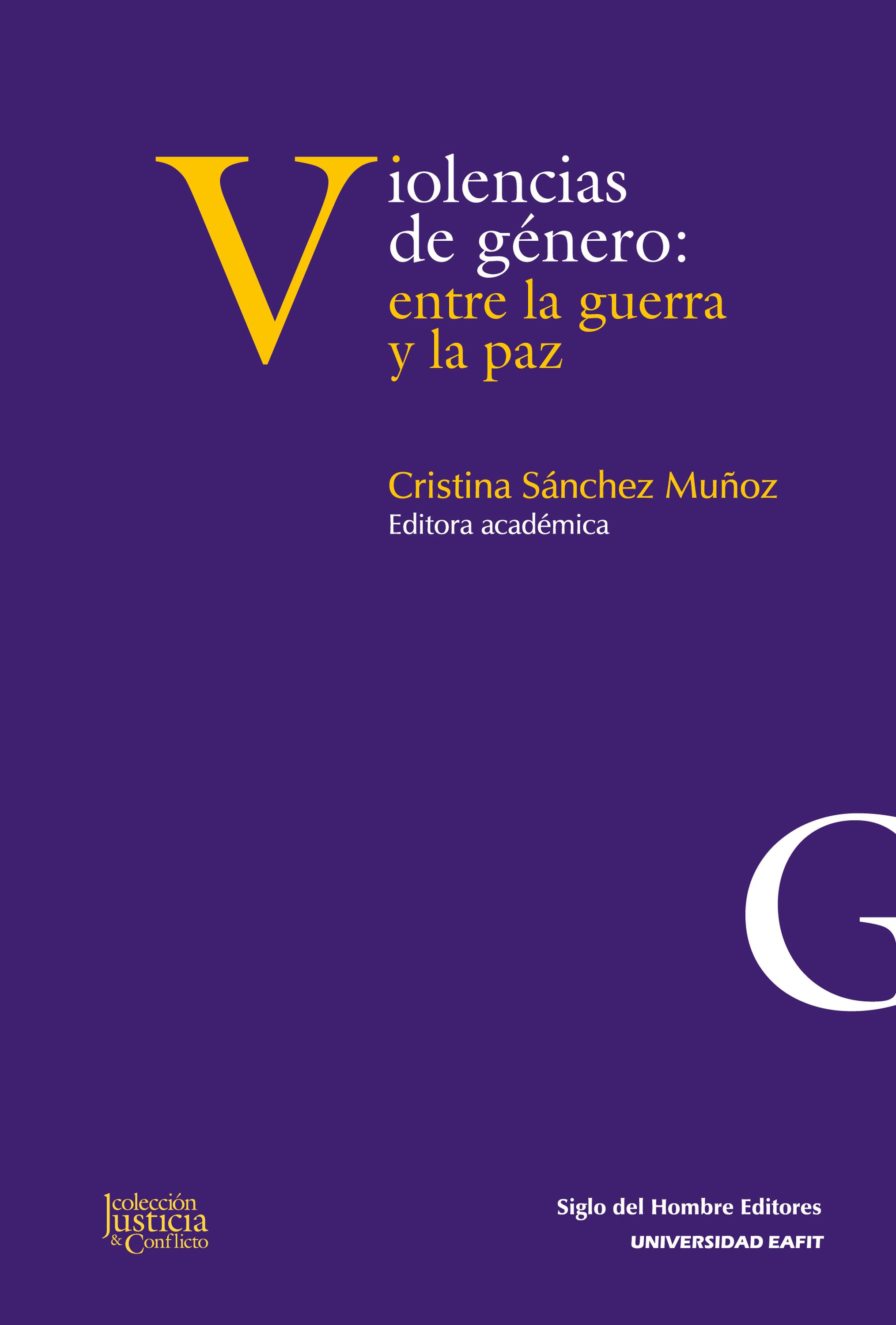 Обложка книги «Violencias de género: entre la guerra y la paz»