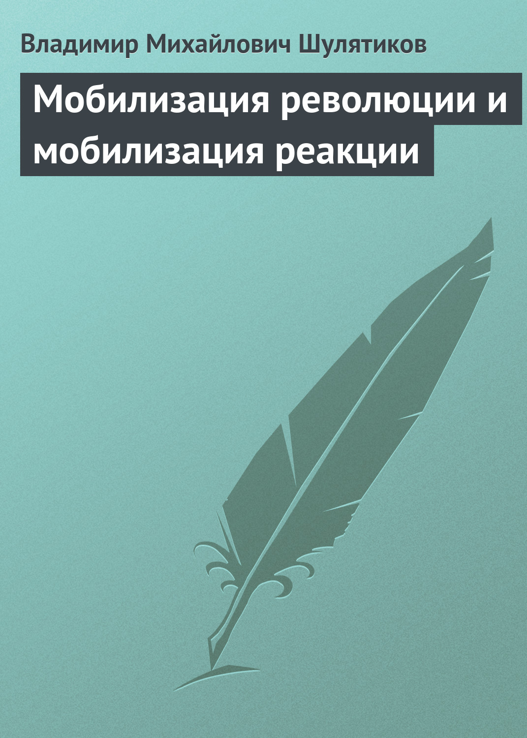 Обложка книги «Мобилизация революции и мобилизация реакции»