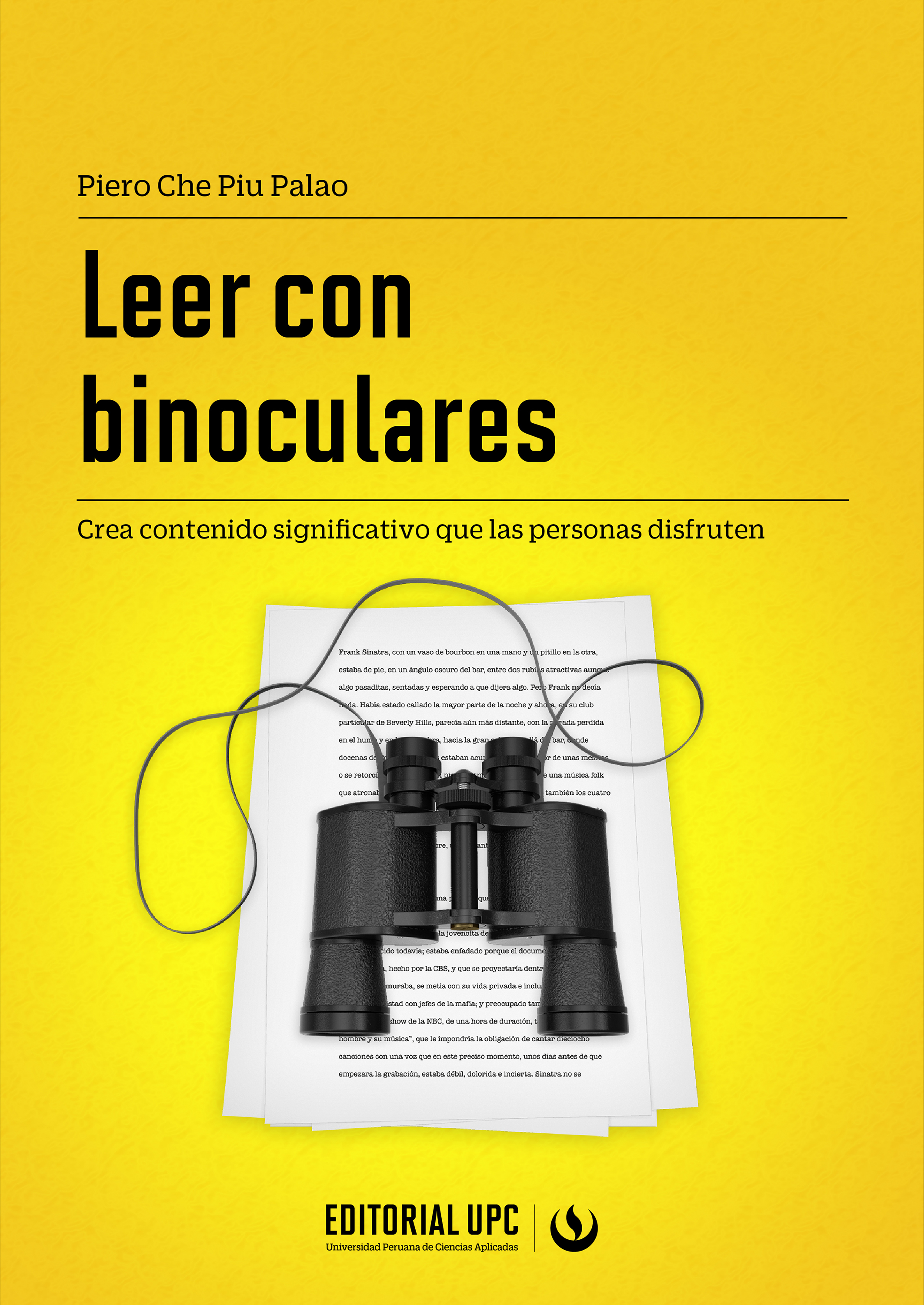 Обложка книги «Leer con binoculares»