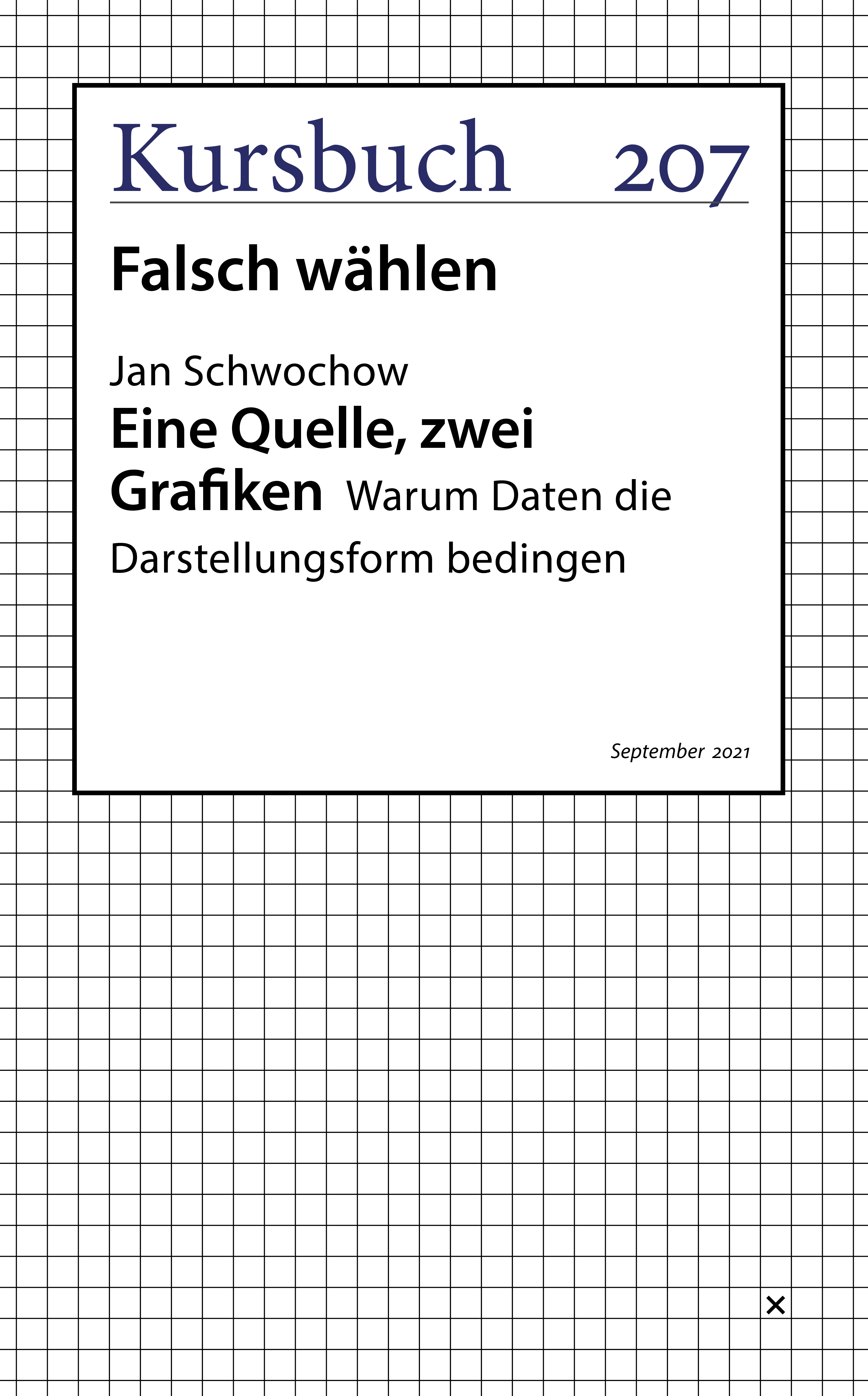 Обложка книги «Eine Quelle, zwei Grafiken. Warum Daten die Darstellungsform bedingen»