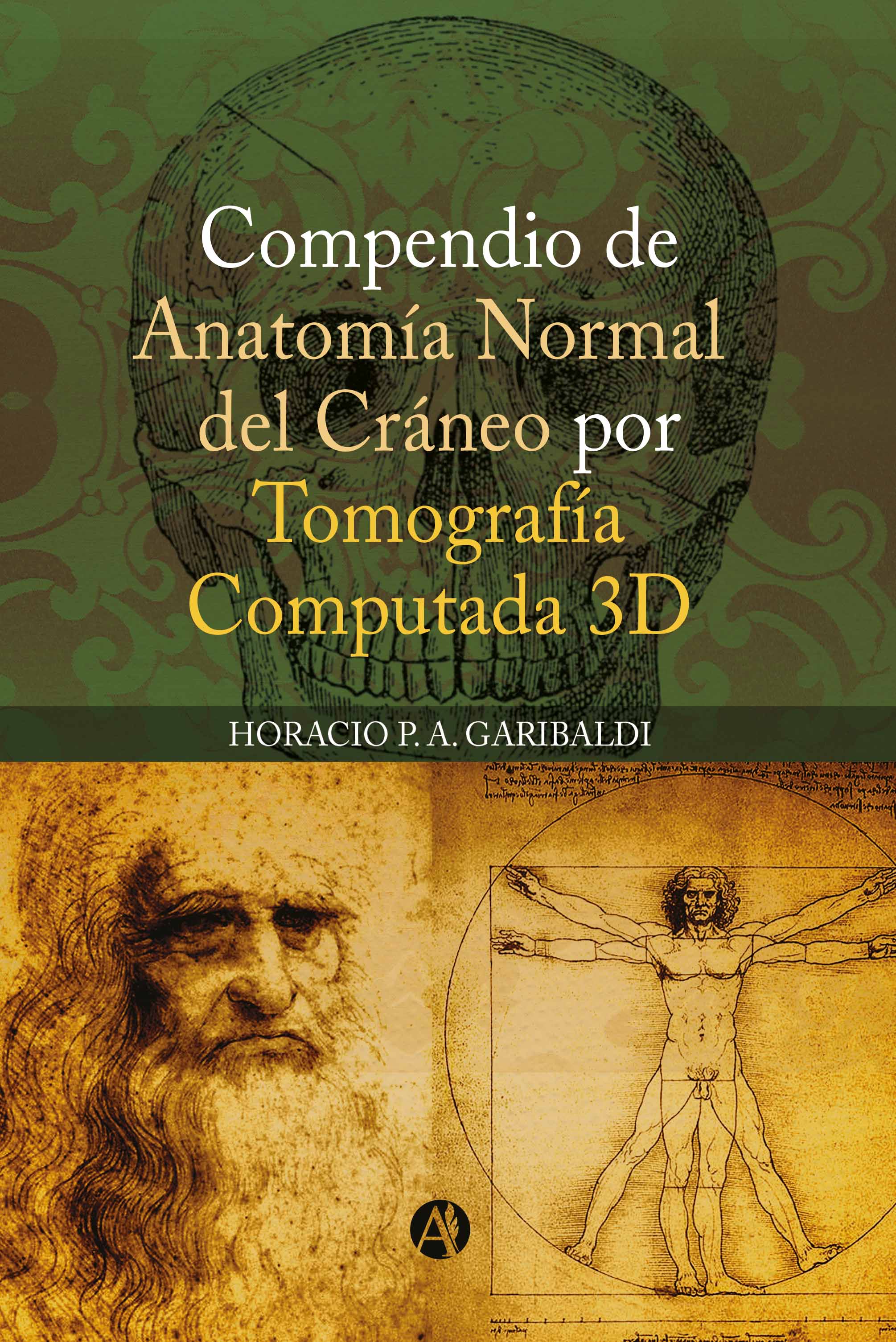 Обложка книги «Compendio de anatomía normal del cráneo por tomografía computada 3D»