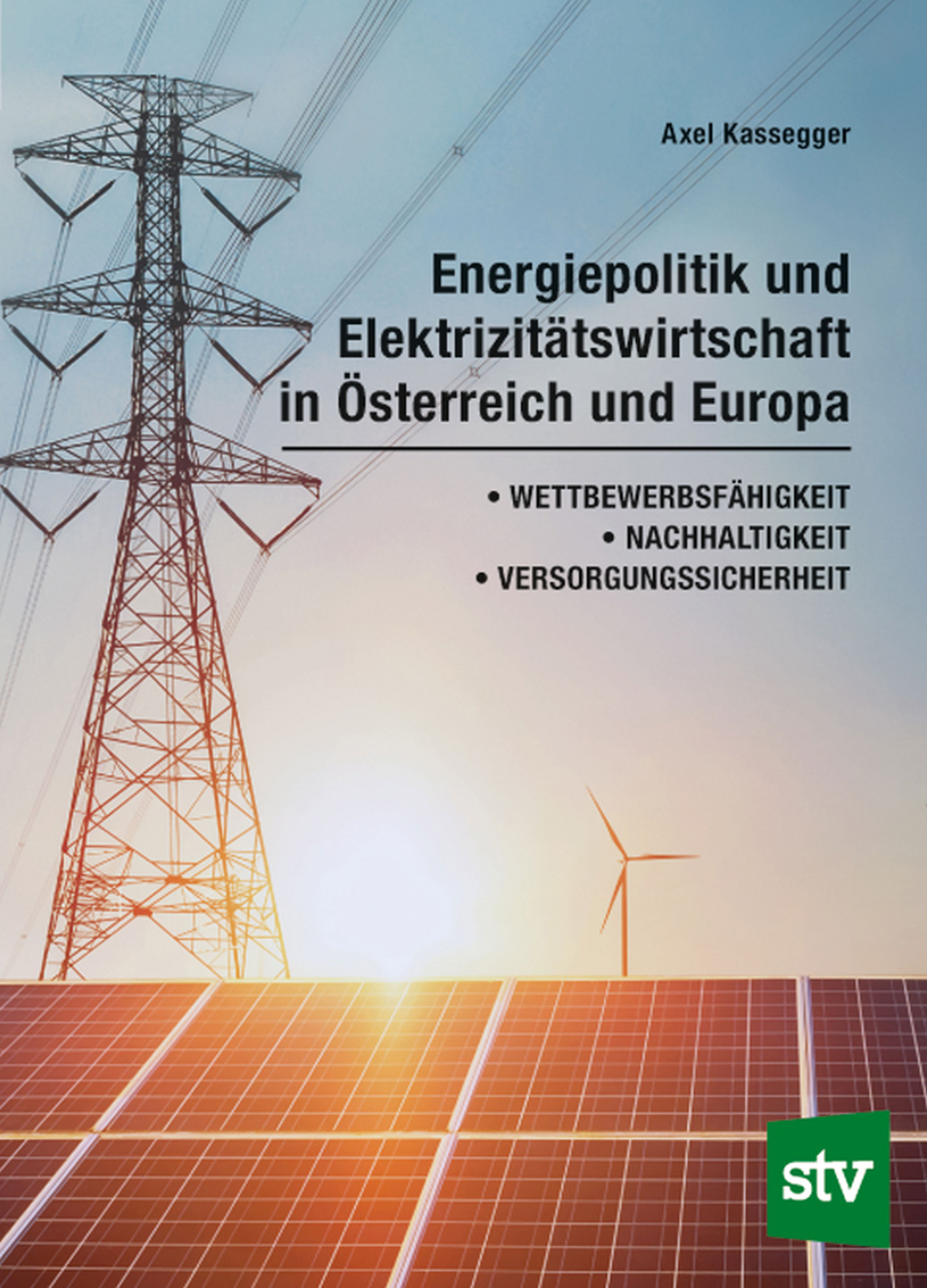 Обложка книги «Energiepolitik und Elektrizitätswirtschaft in Österreich und Europa»
