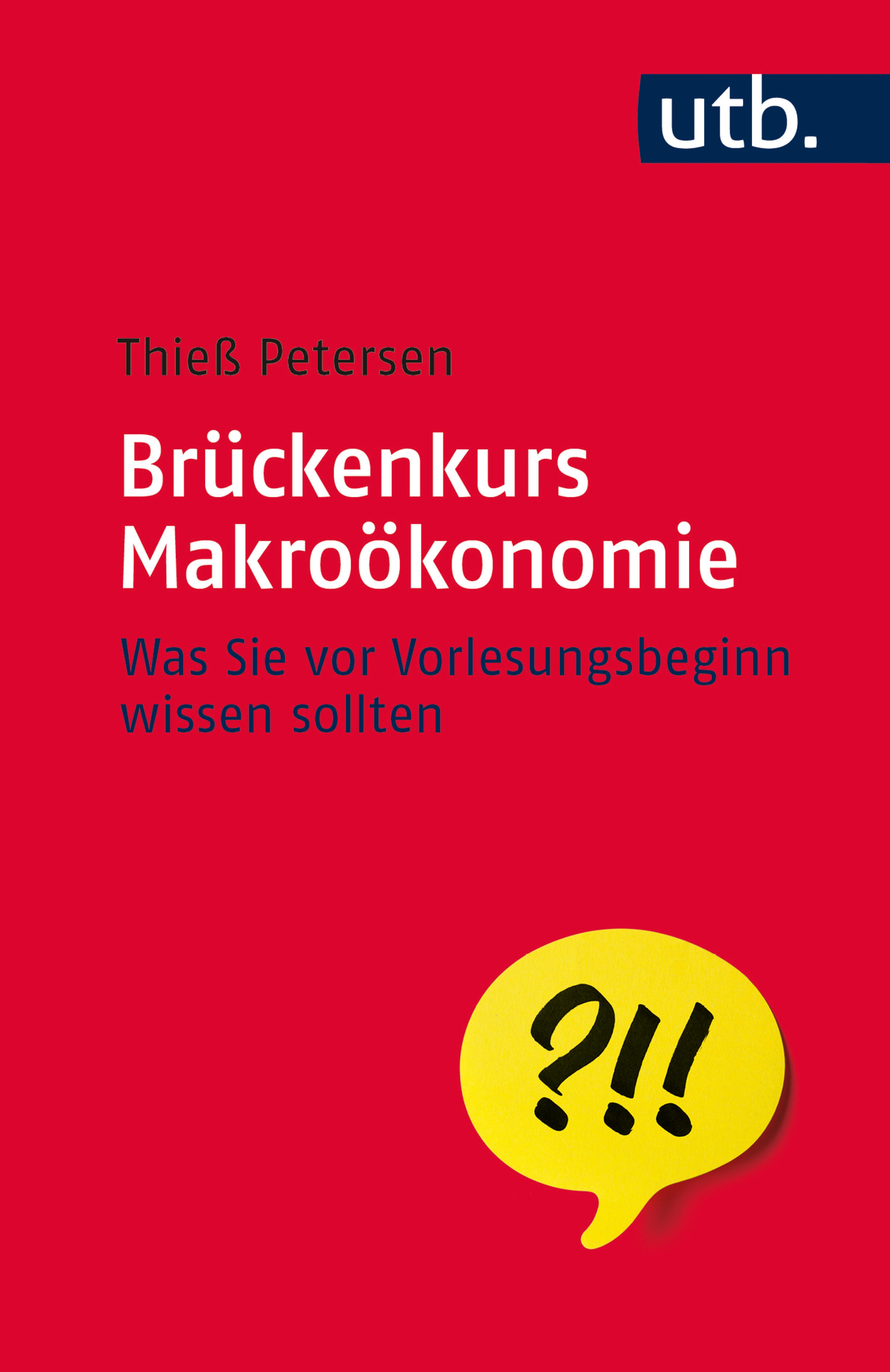 Обложка книги «Brückenkurs Makroökonomie»