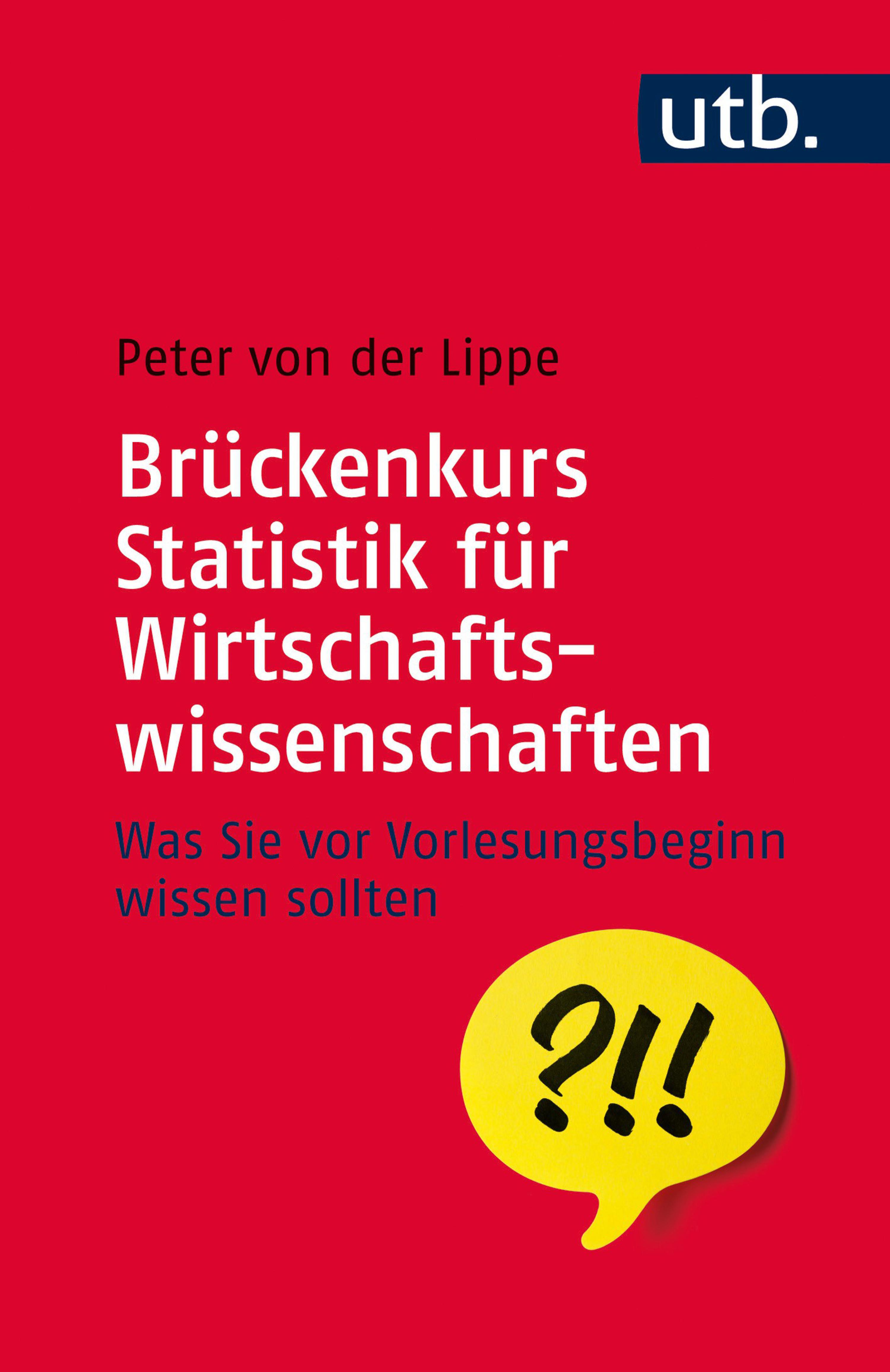 Обложка книги «Brückenkurs Statistik für Wirtschaftswissenschaften»