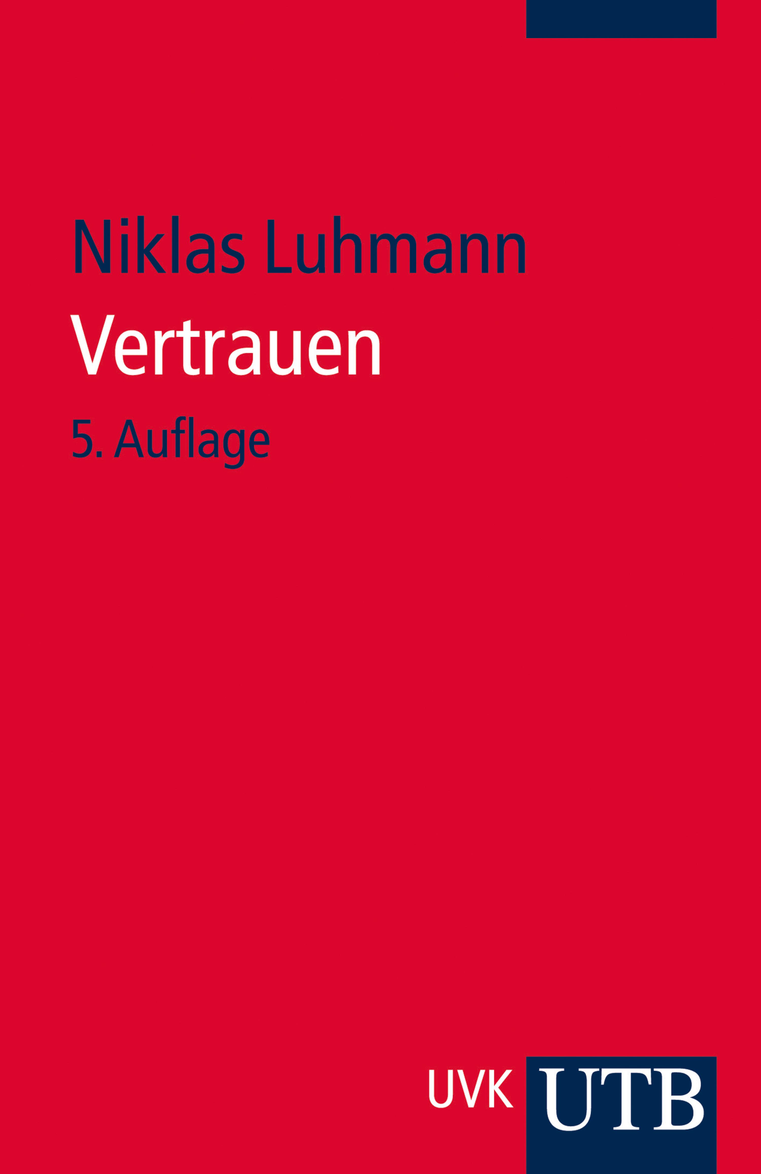 Обложка книги «Vertrauen»