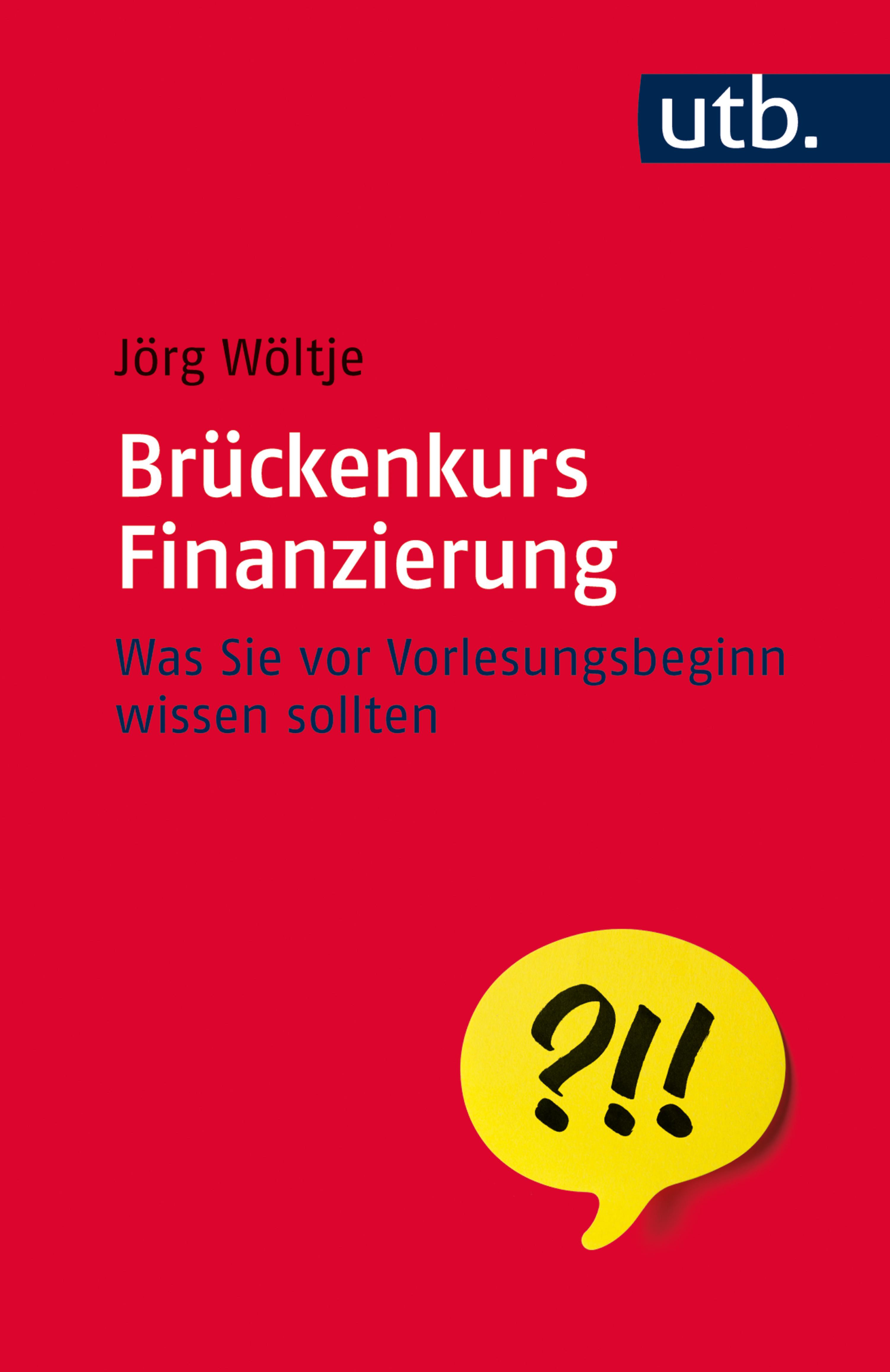 Обложка книги «Brückenkurs Finanzierung»