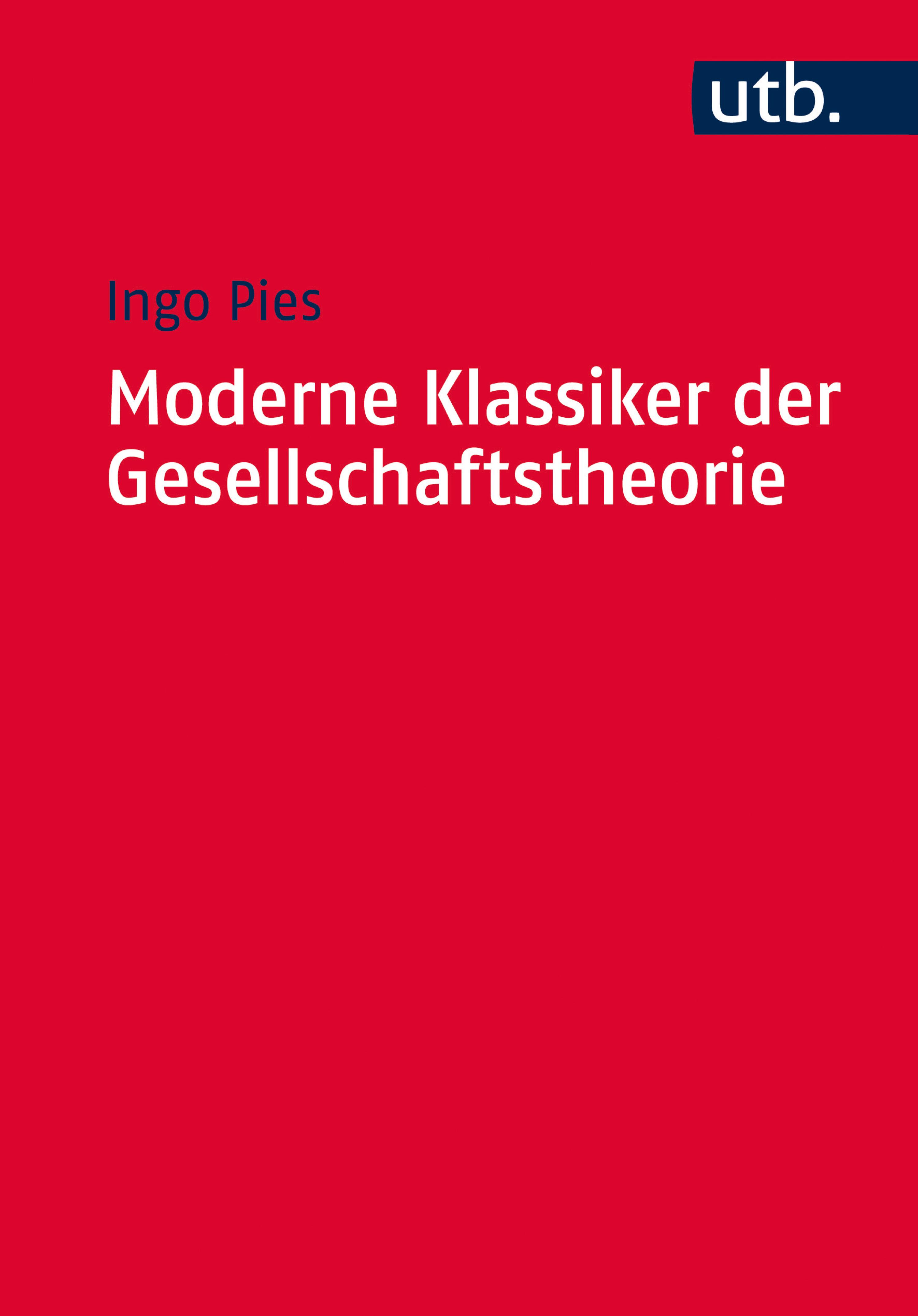 Обложка книги «Moderne Klassiker der Gesellschaftstheorie»