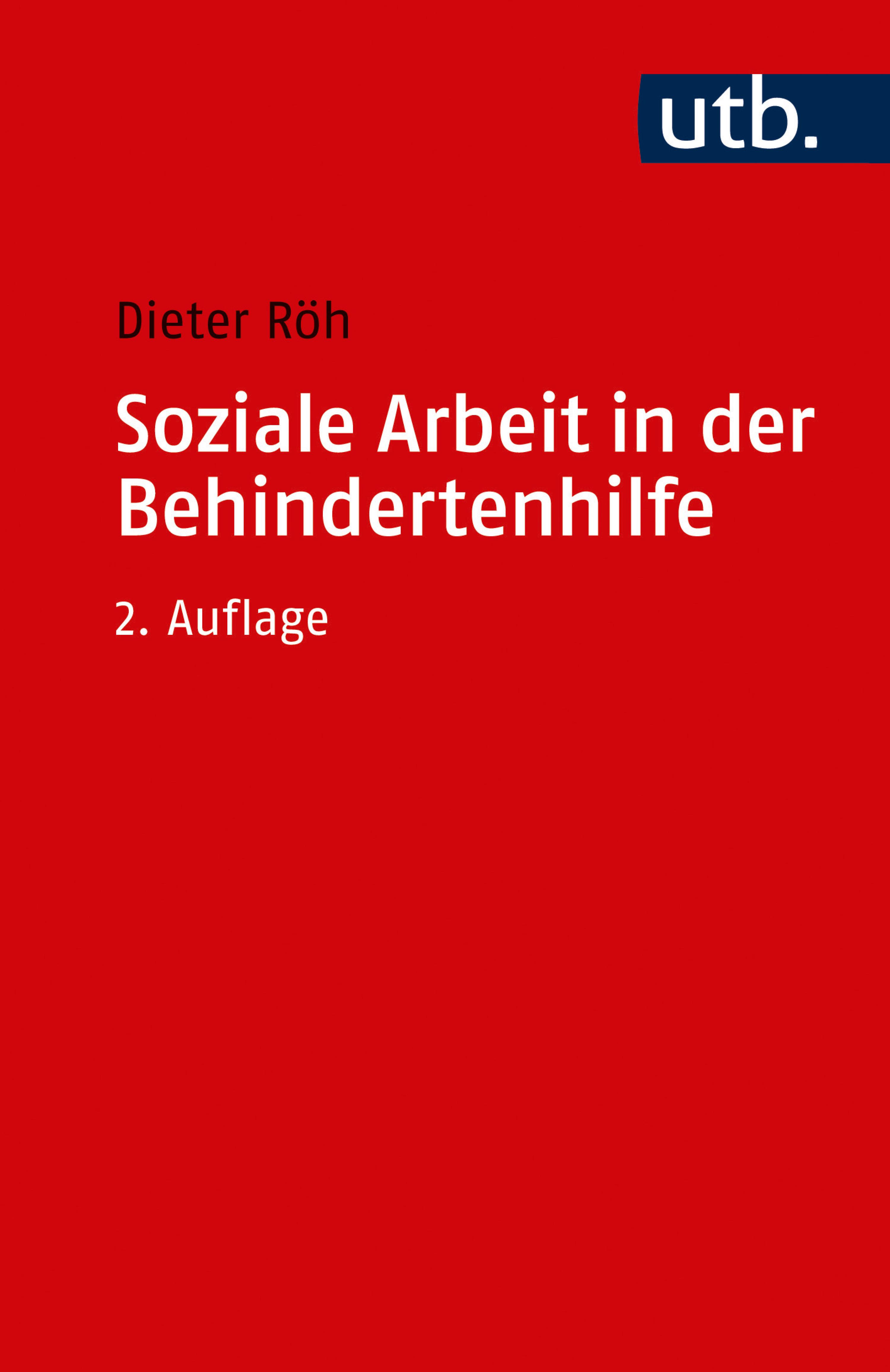 Обложка книги «Soziale Arbeit in der Behindertenhilfe»