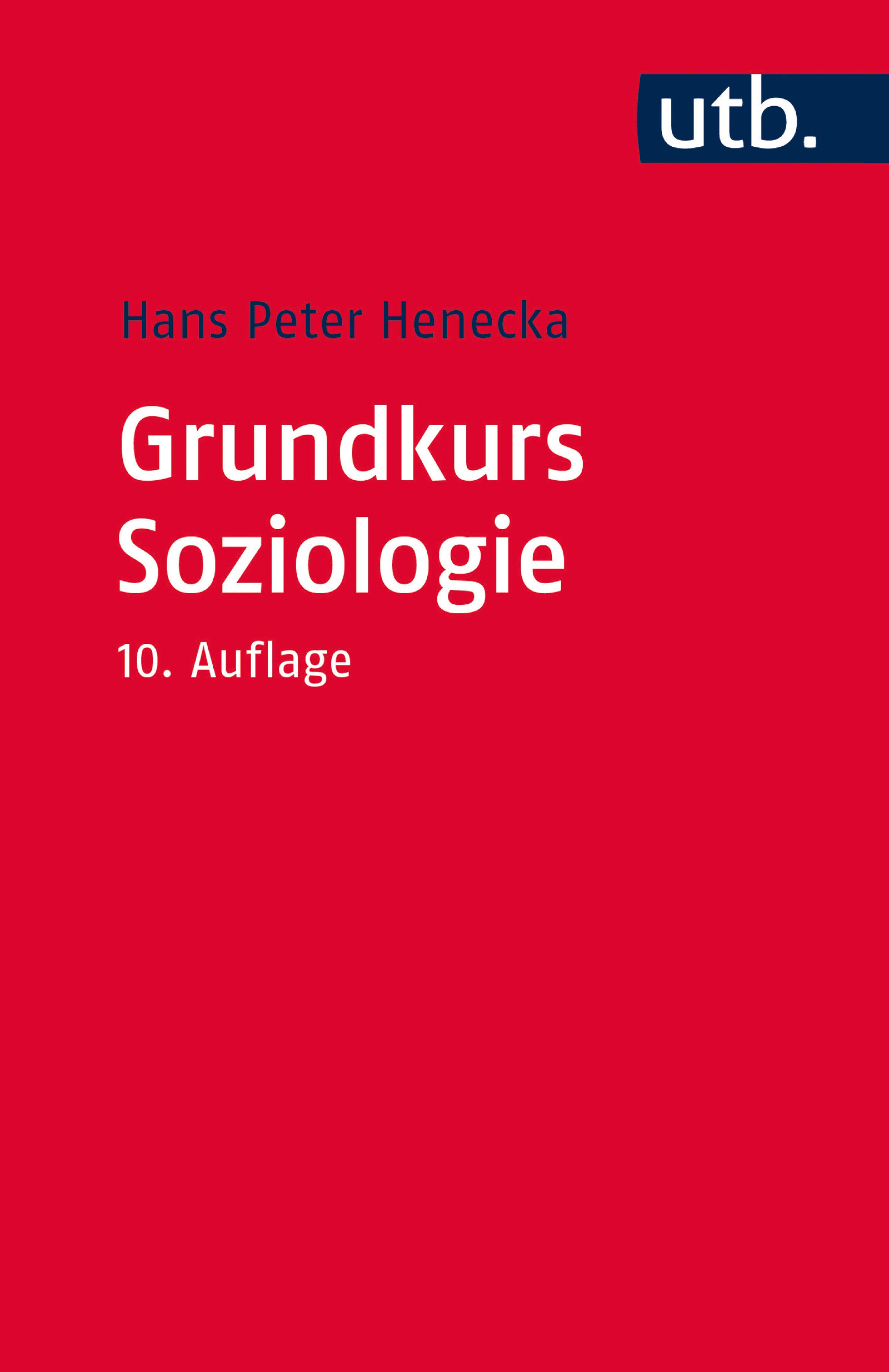 Обложка книги «Grundkurs Soziologie»