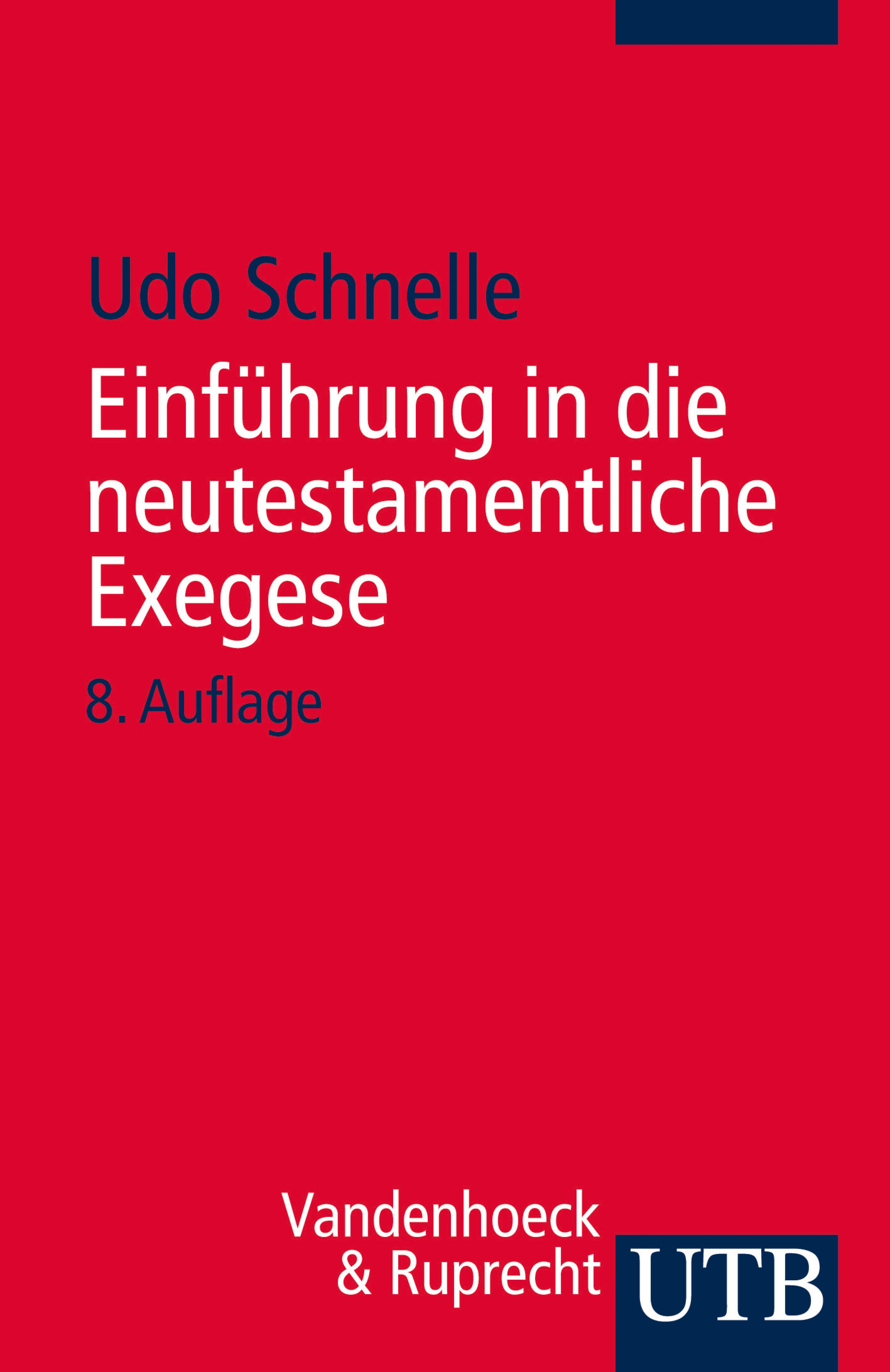 Обложка книги «Einführung in die neutestamentliche Exegese»