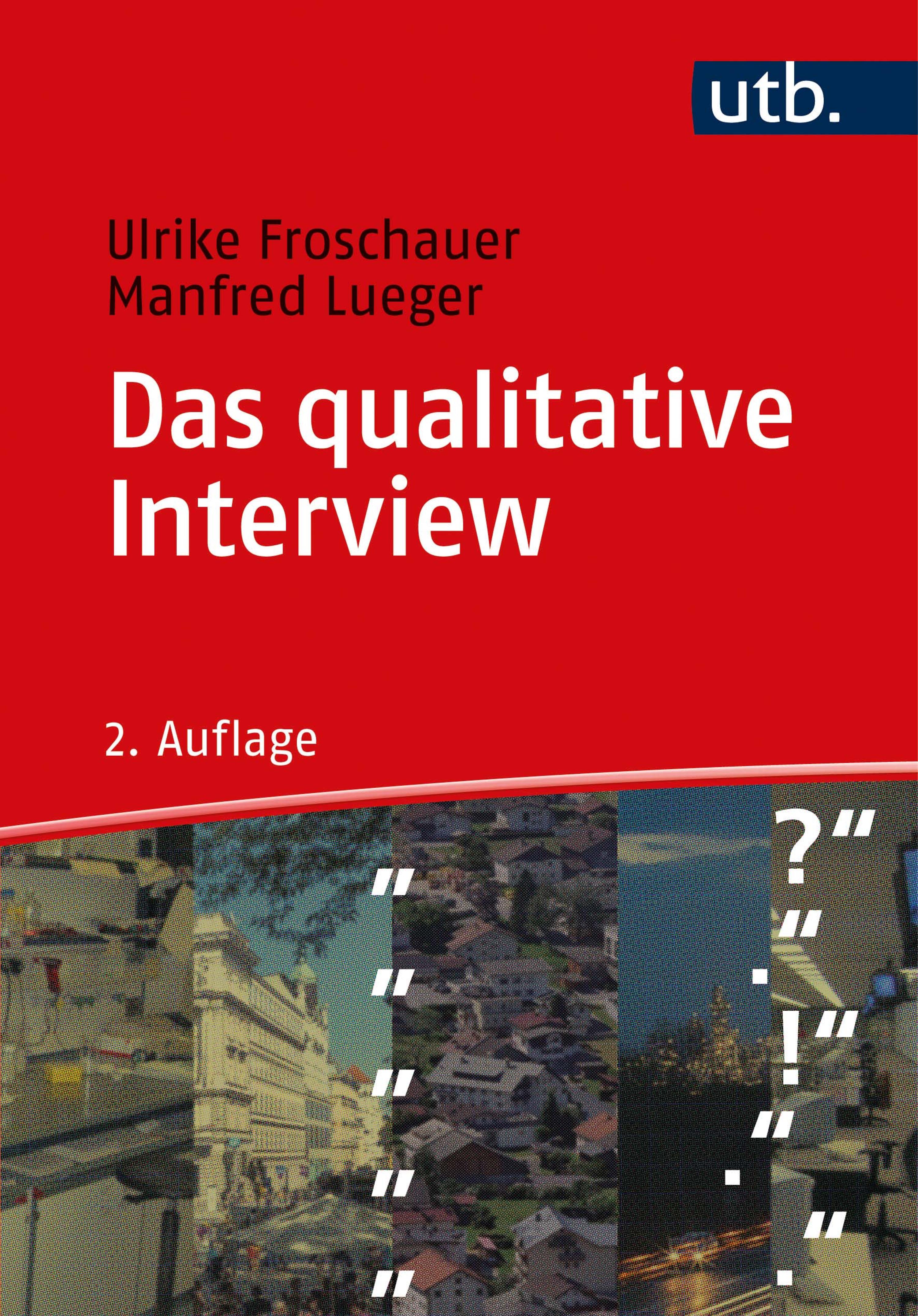Обложка книги «Das qualitative Interview»