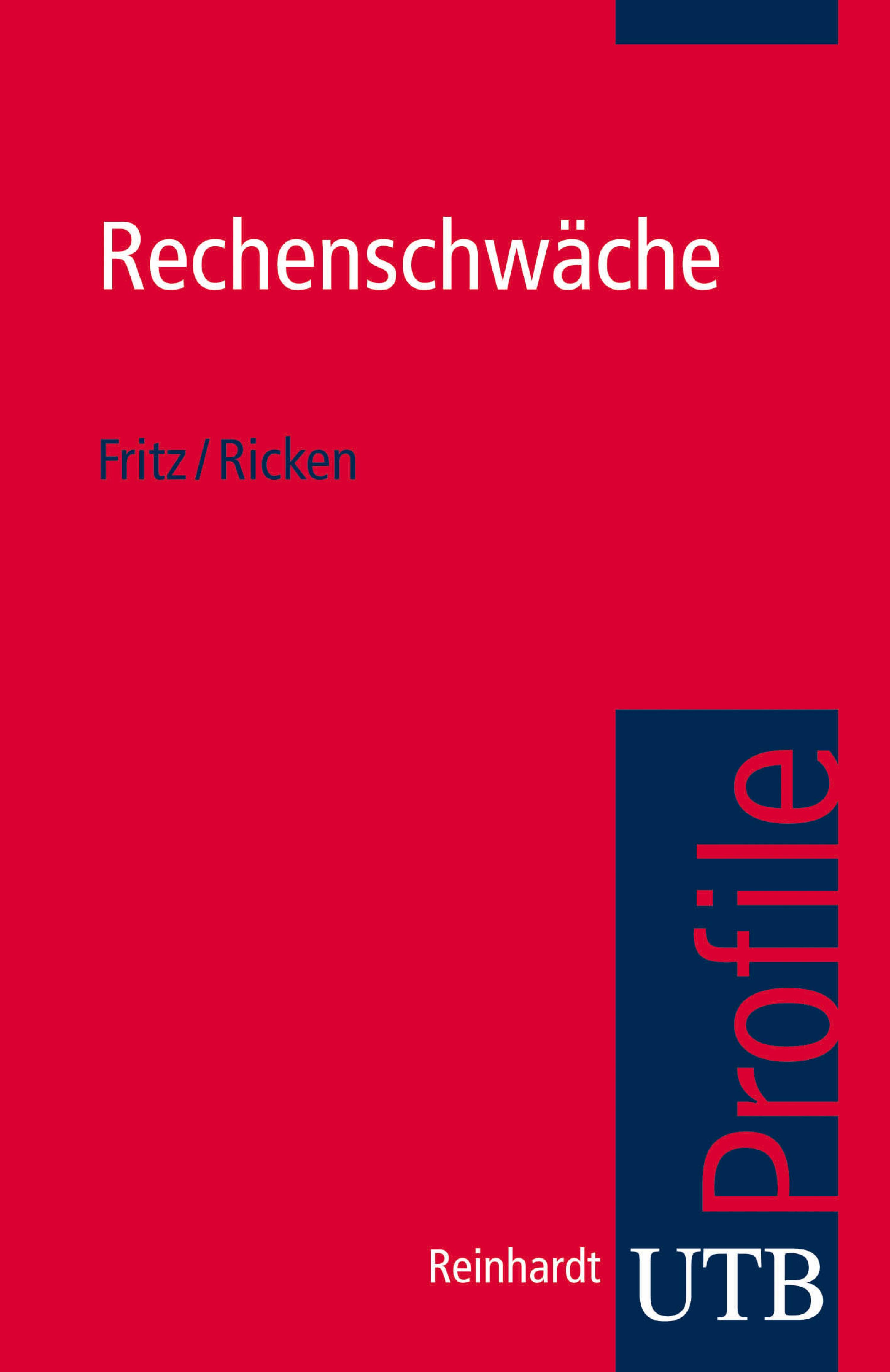 Обложка книги «Rechenschwäche»