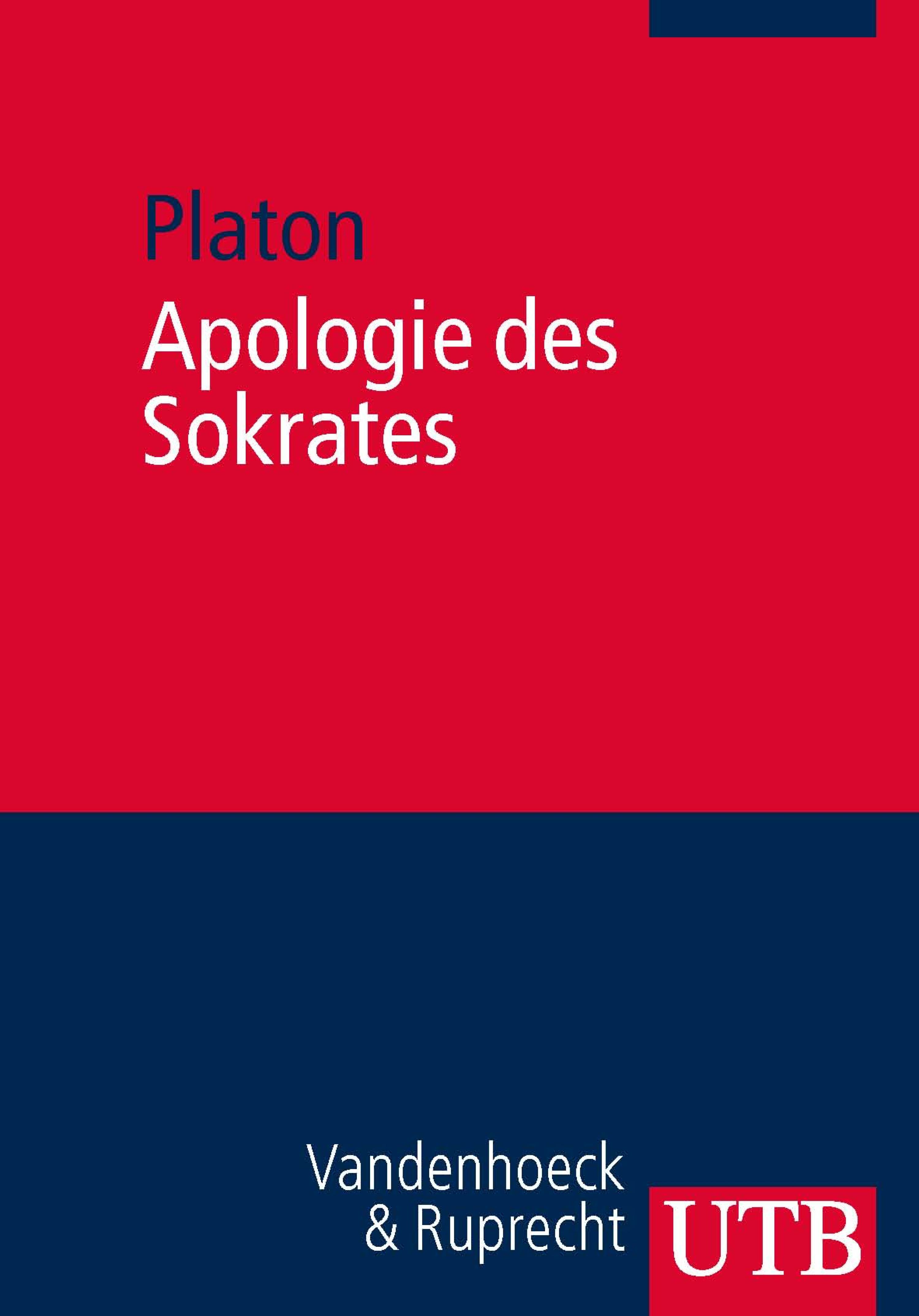 Обложка книги «Apologie des Sokrates»