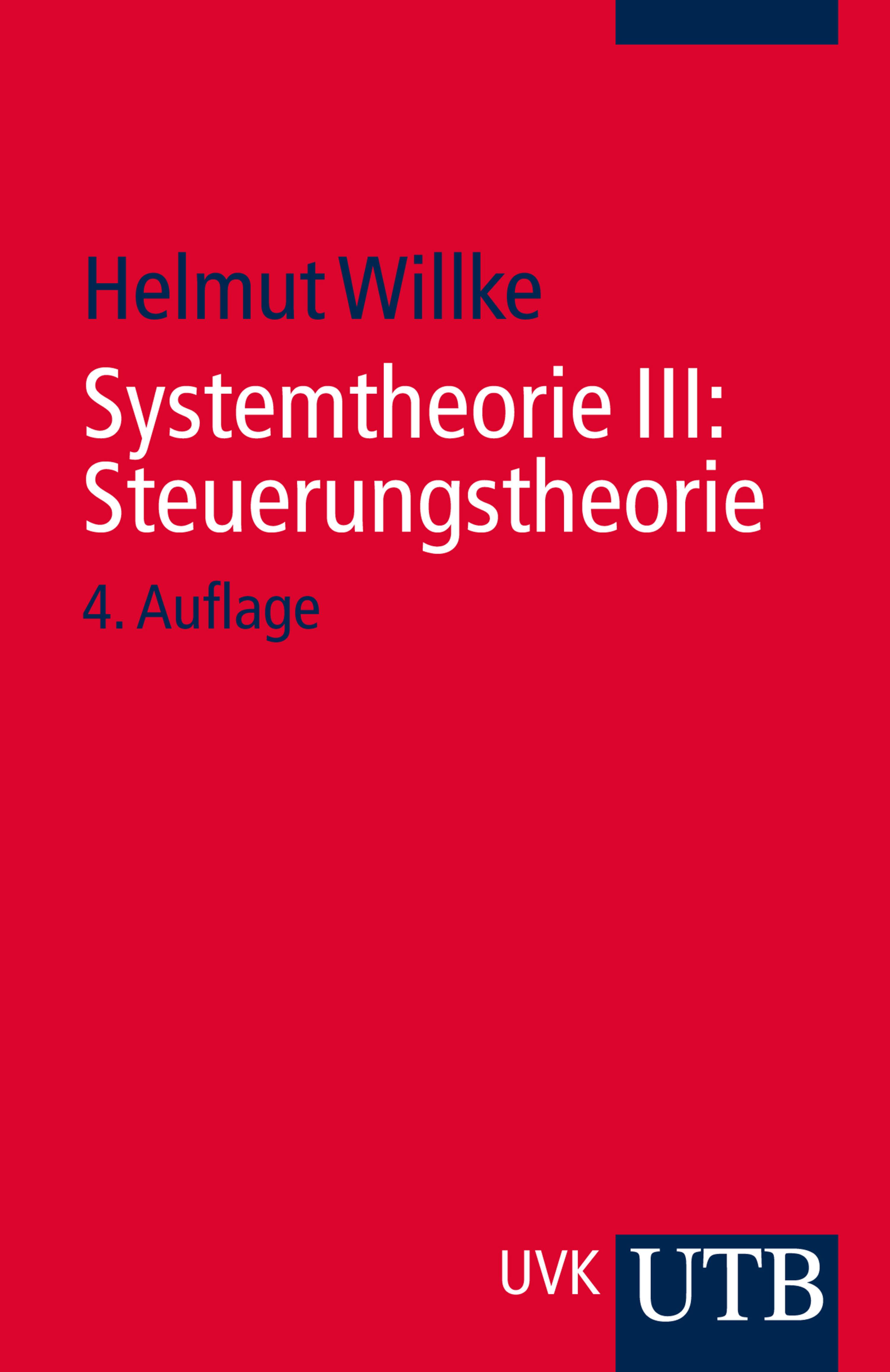 Обложка книги «Systemtheorie III: Steuerungstheorie»