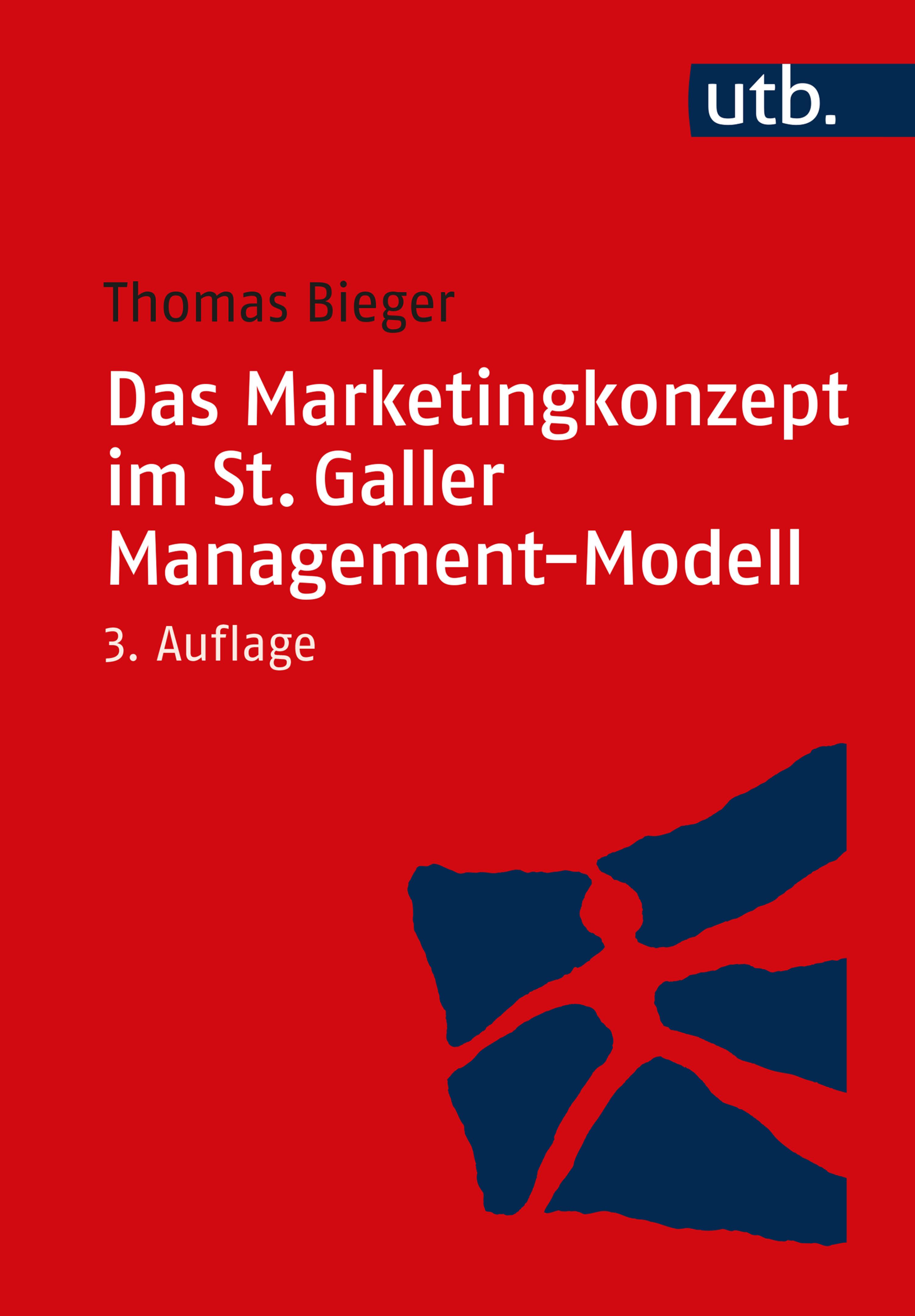 Обложка книги «Das Marketingkonzept im St. Galler Management-Modell»