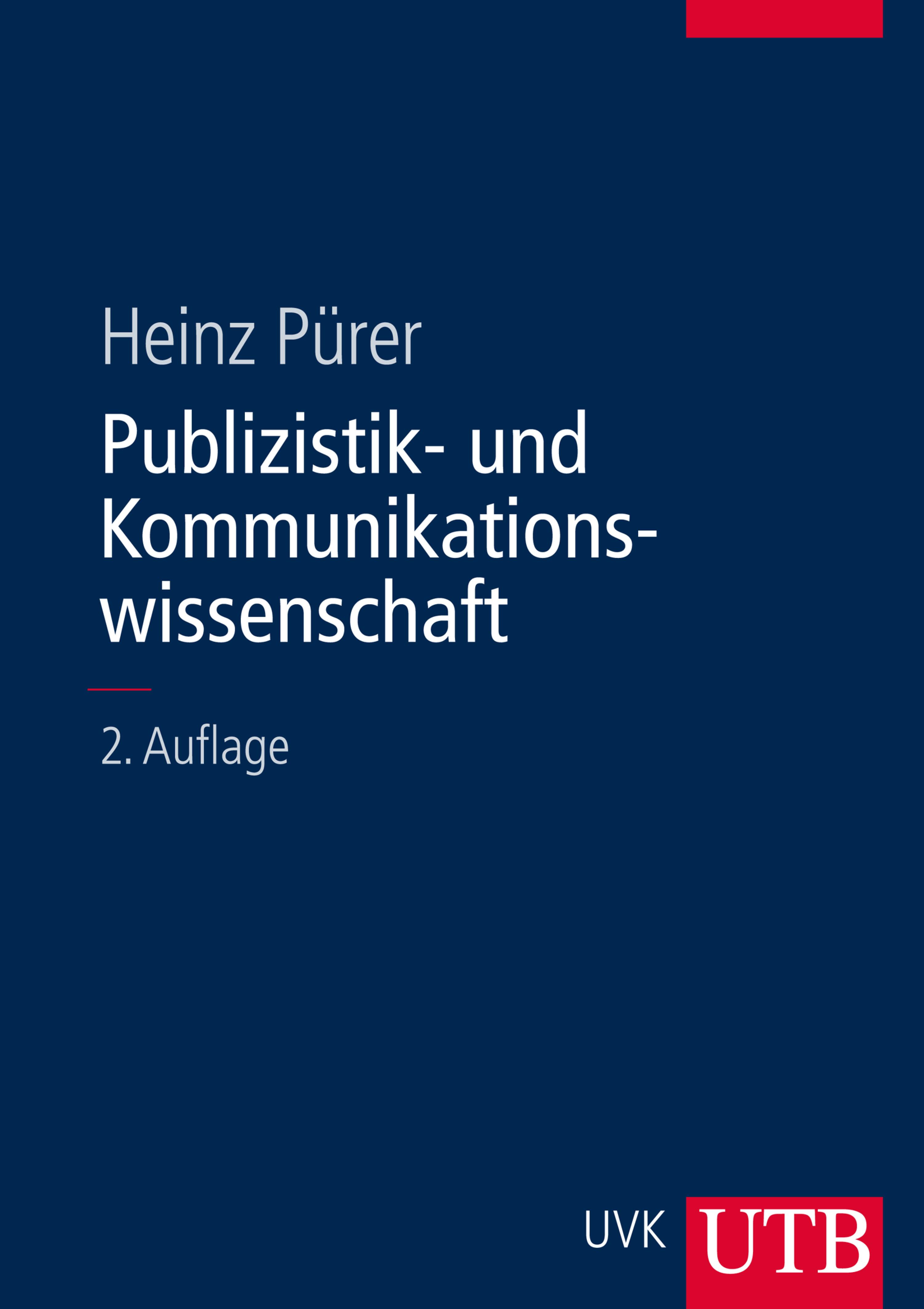 Обложка книги «Publizistik- und Kommunikationswissenschaft»