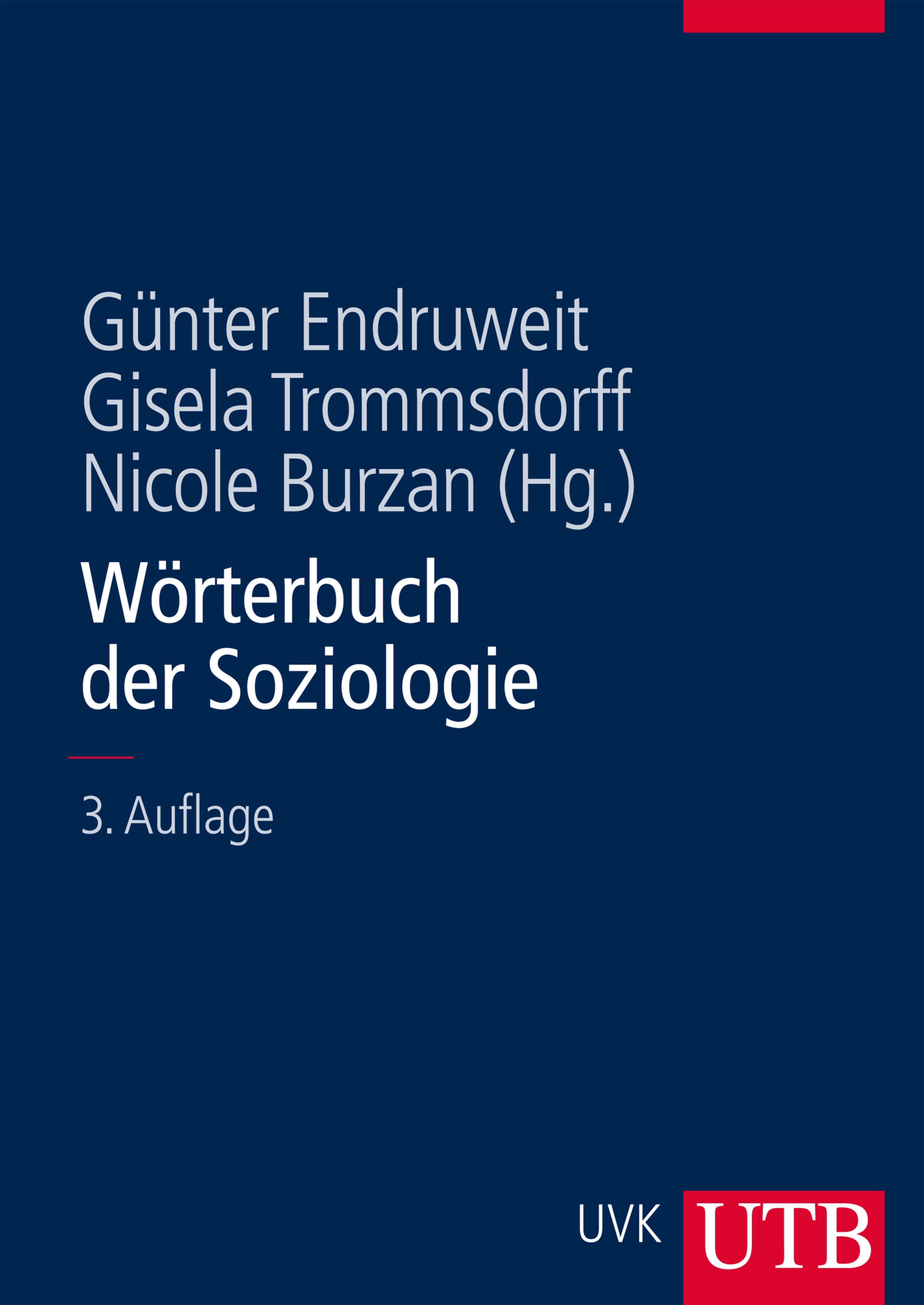Обложка книги «Wörterbuch der Soziologie»