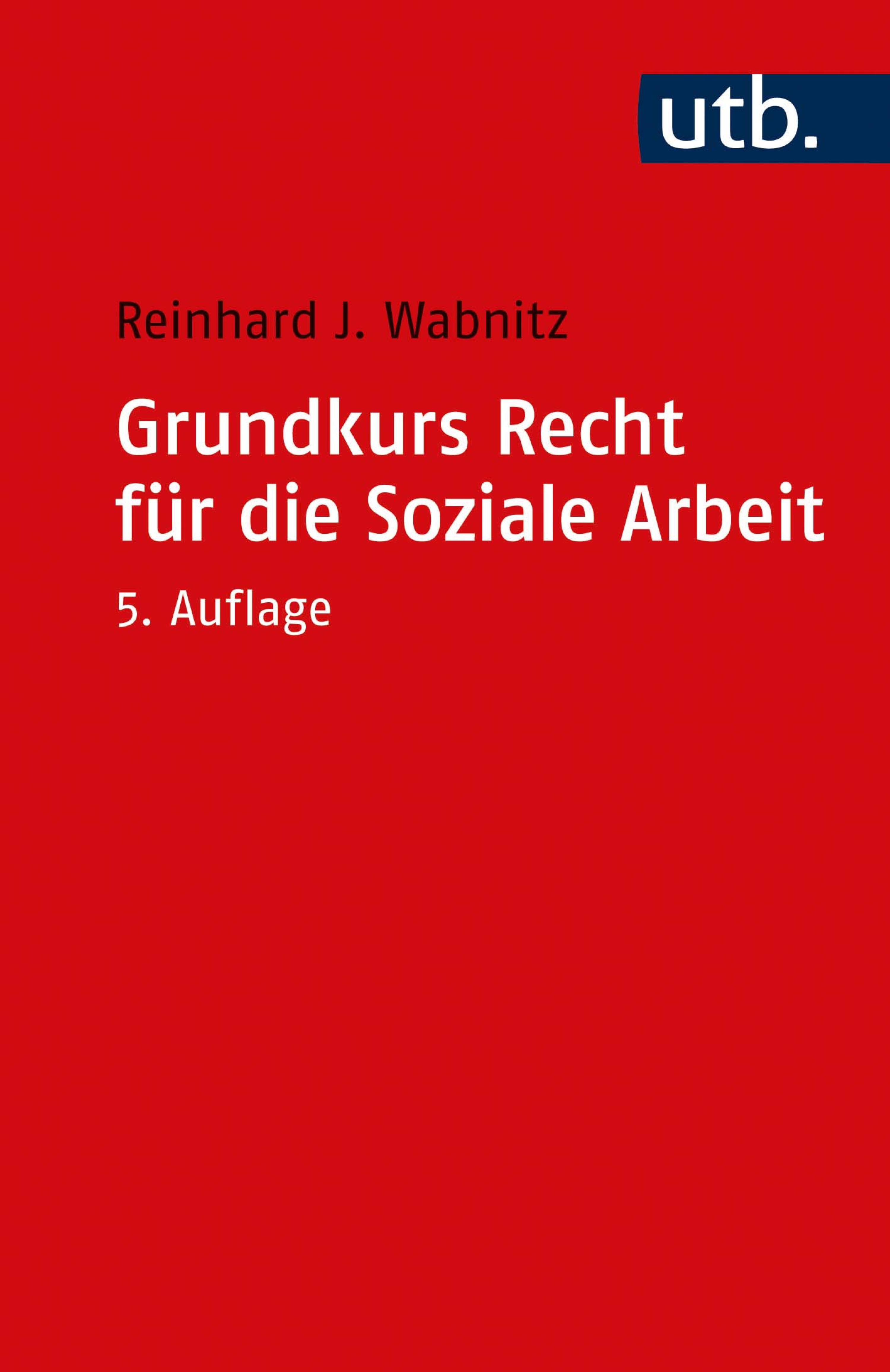 Обложка книги «Grundkurs Recht für die Soziale Arbeit»