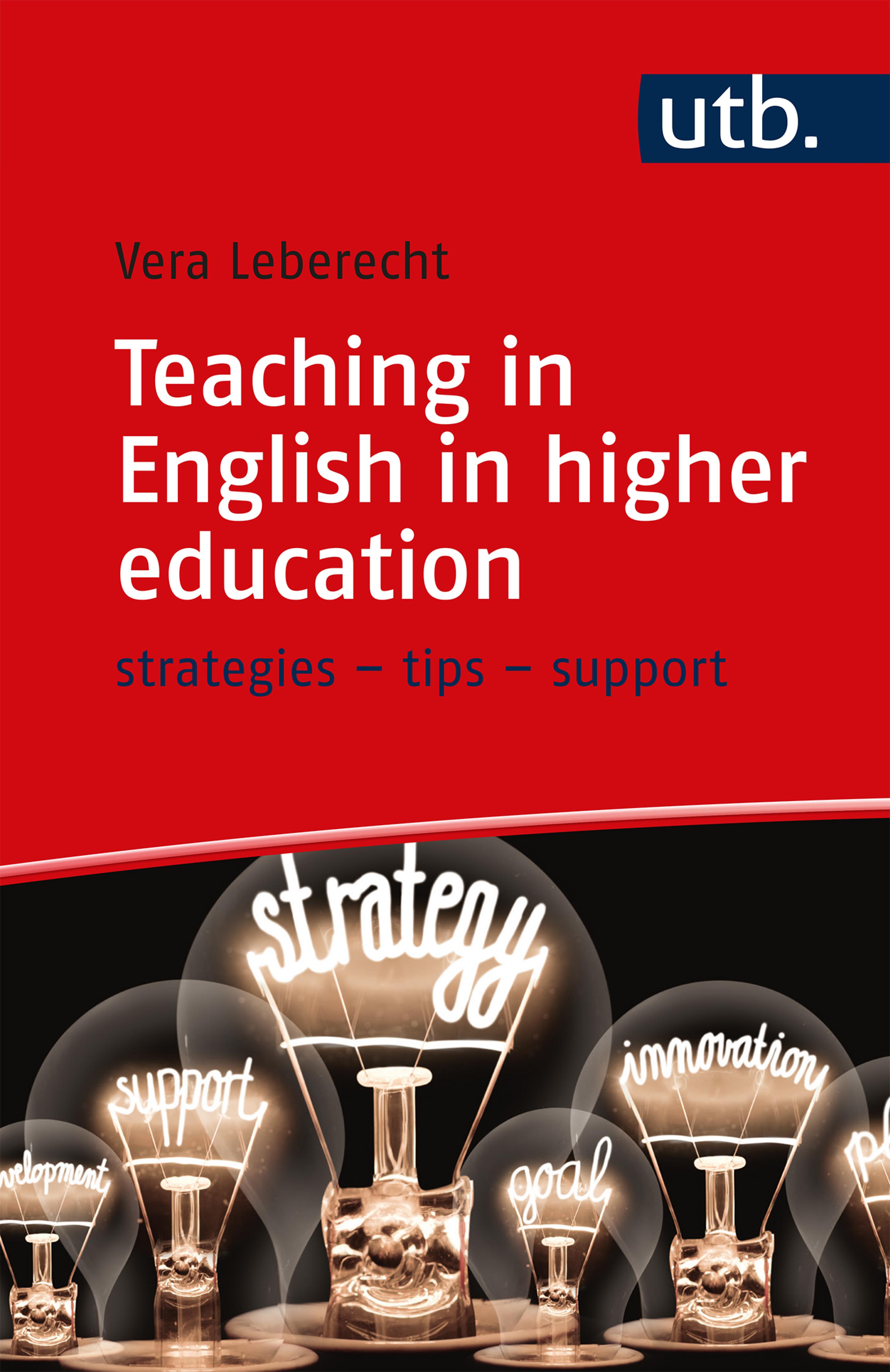 Обложка книги «Teaching in English in higher education»