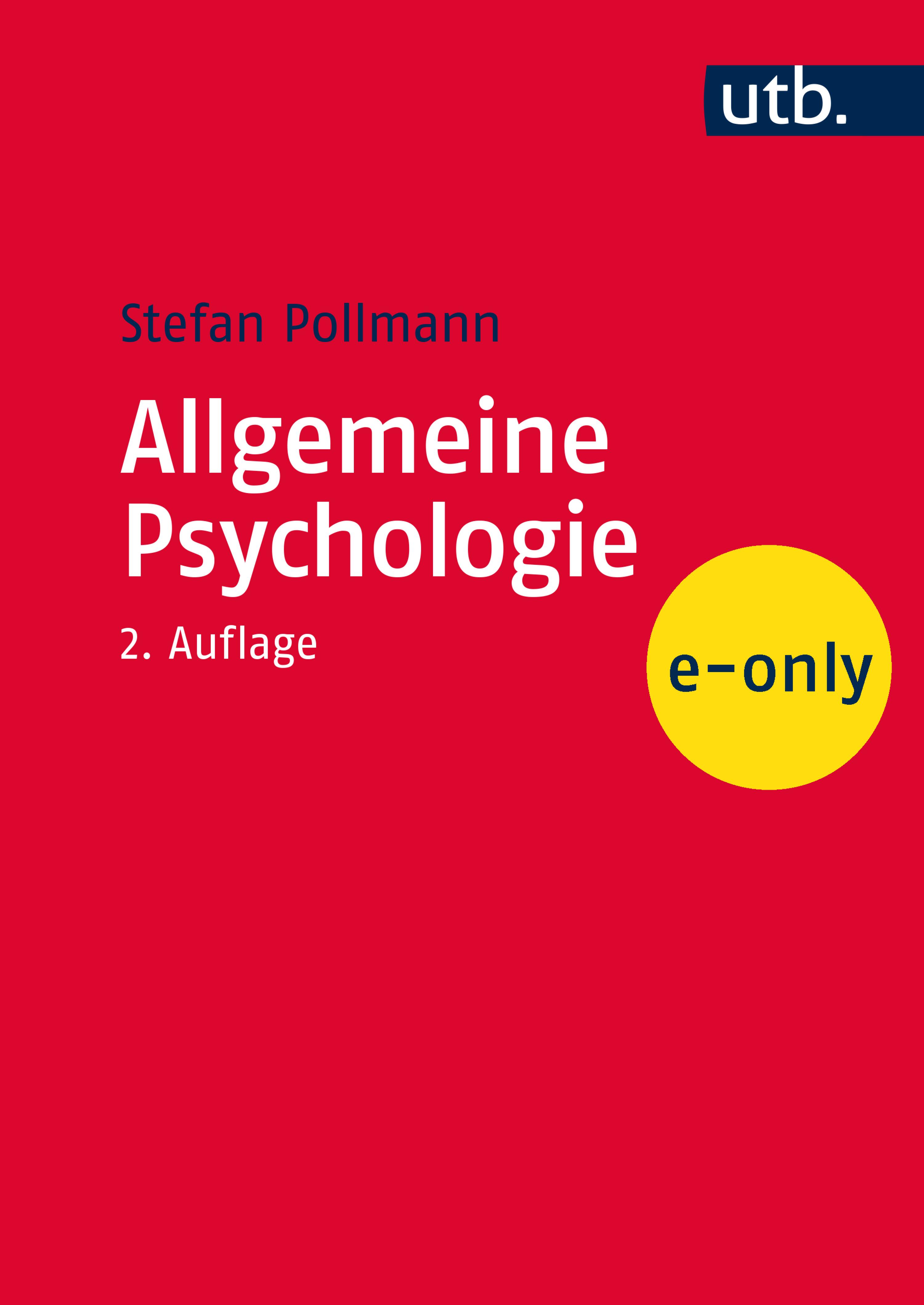 Обложка книги «Allgemeine Psychologie»
