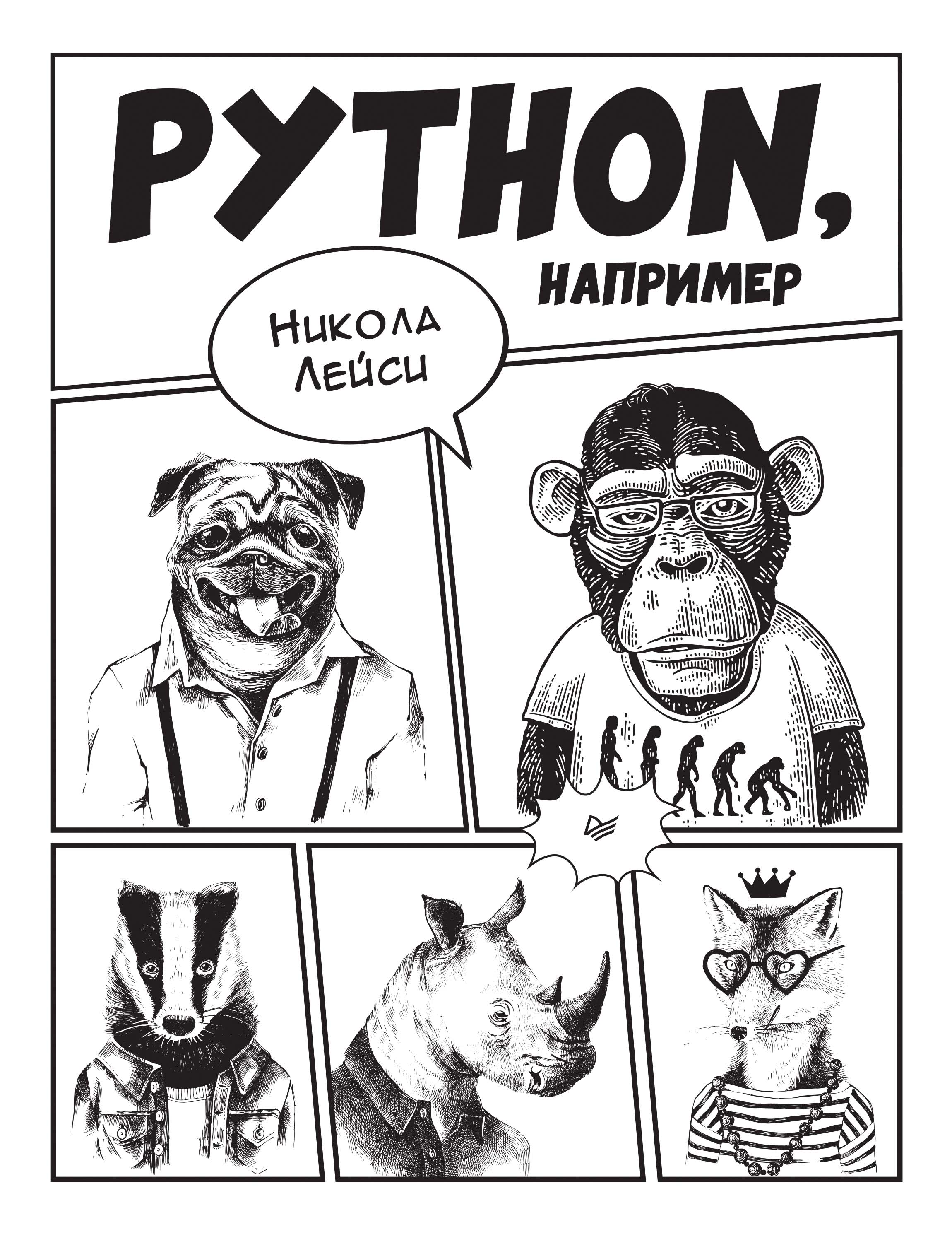 Обложка книги «Python, например»