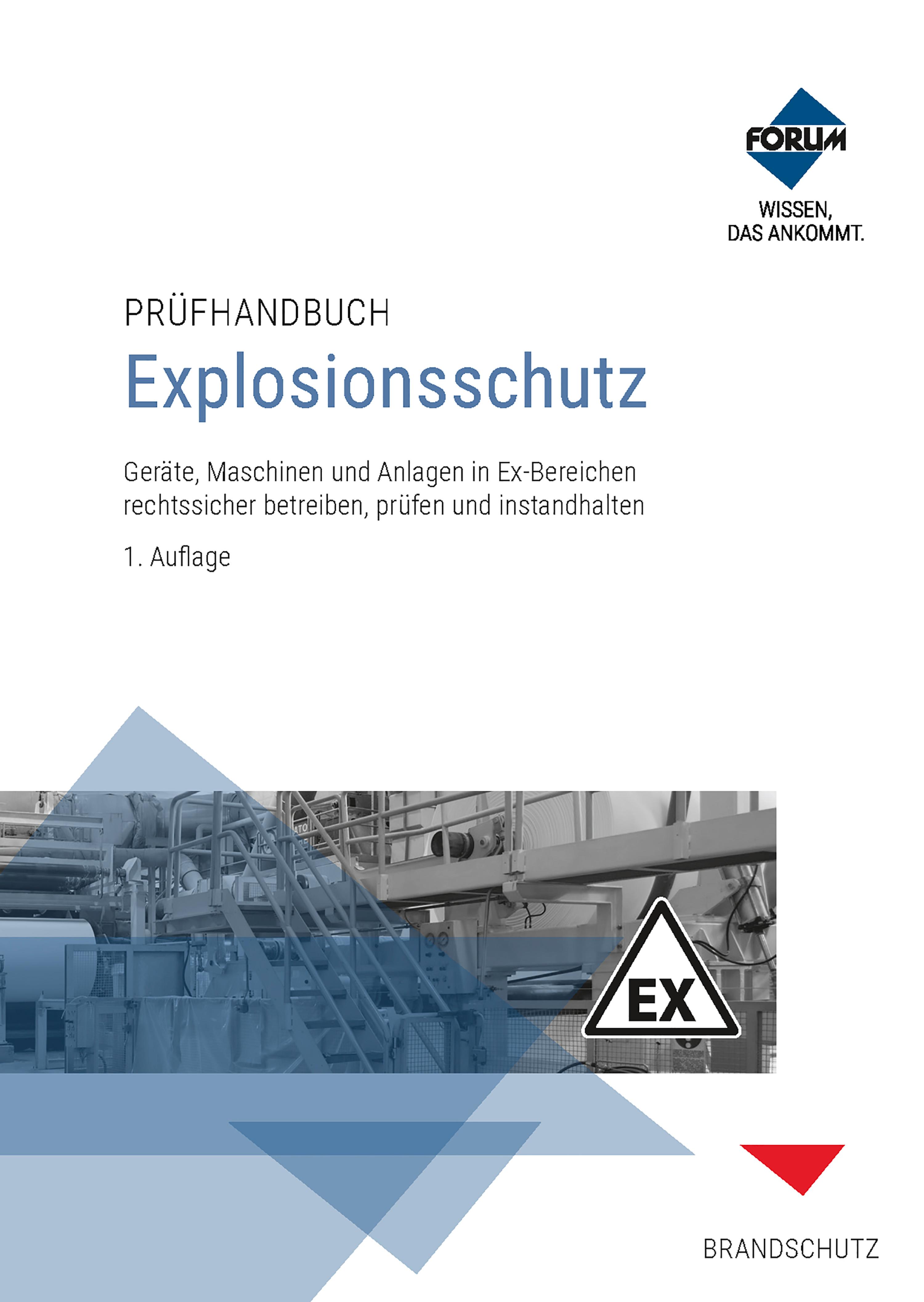 Обложка книги «Prüfhandbuch Explosionsschutz»
