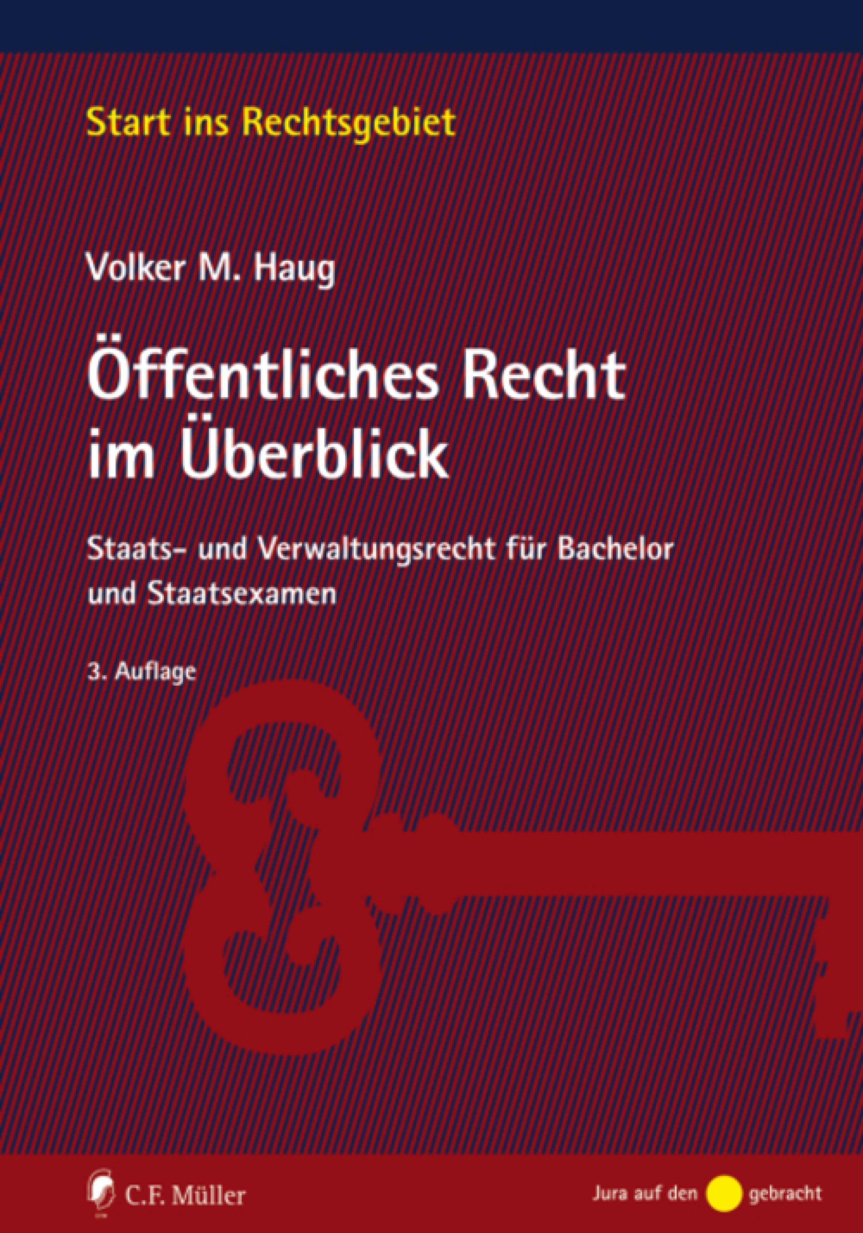 Обложка книги «Öffentliches Recht im Überblick»