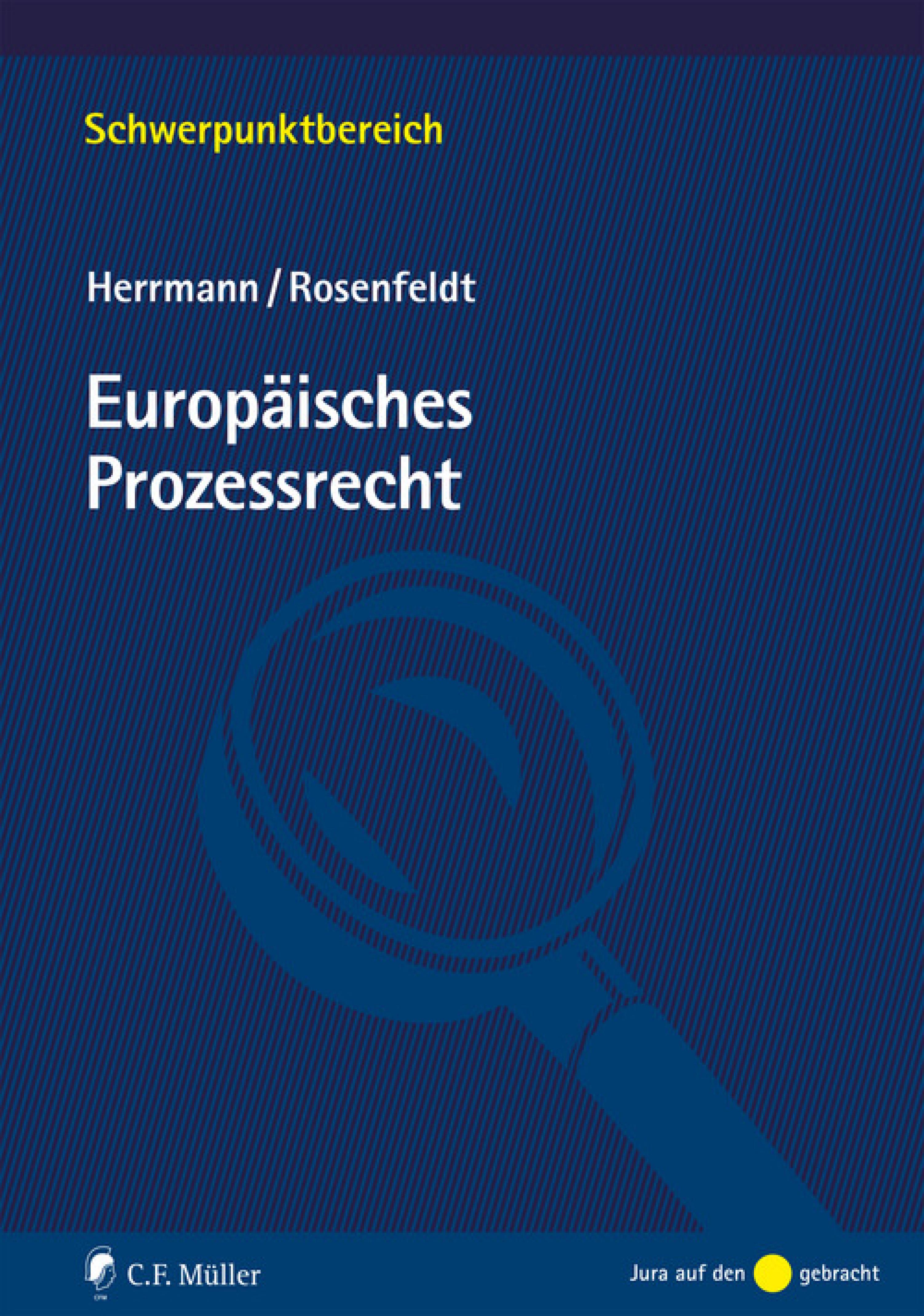 Обложка книги «Europäisches Prozessrecht»