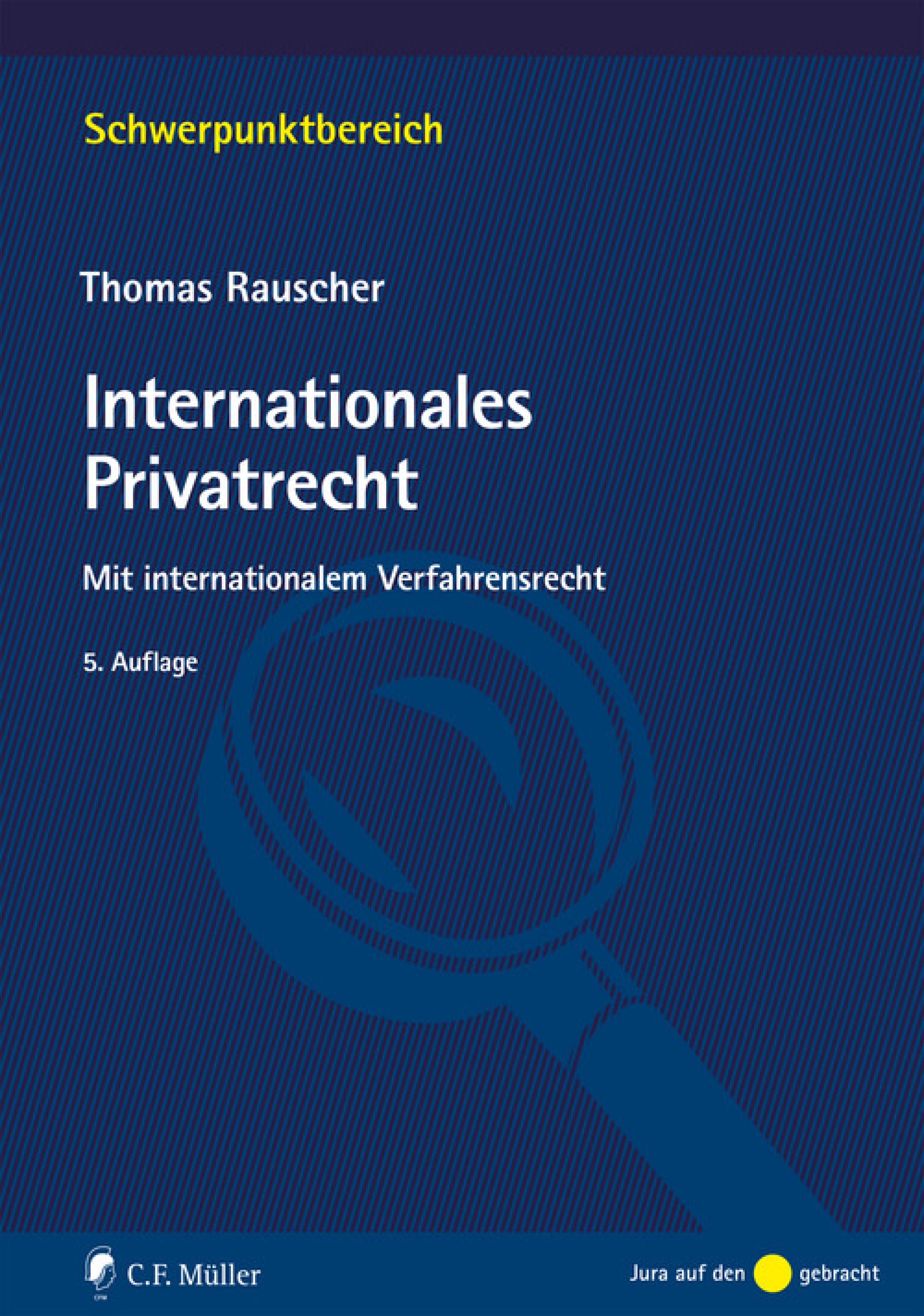 Обложка книги «Internationales Privatrecht»