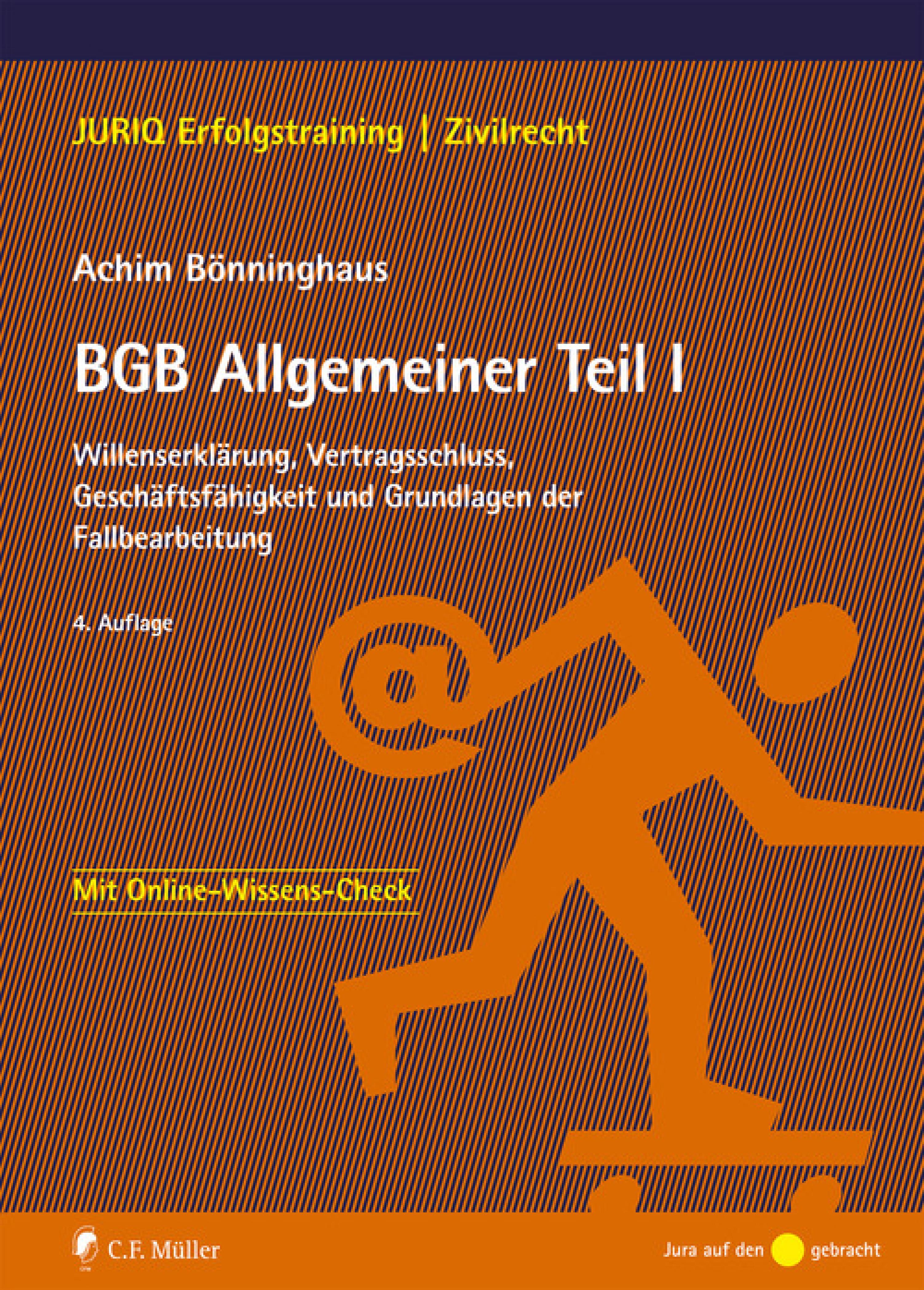 Обложка книги «BGB Allgemeiner Teil I»