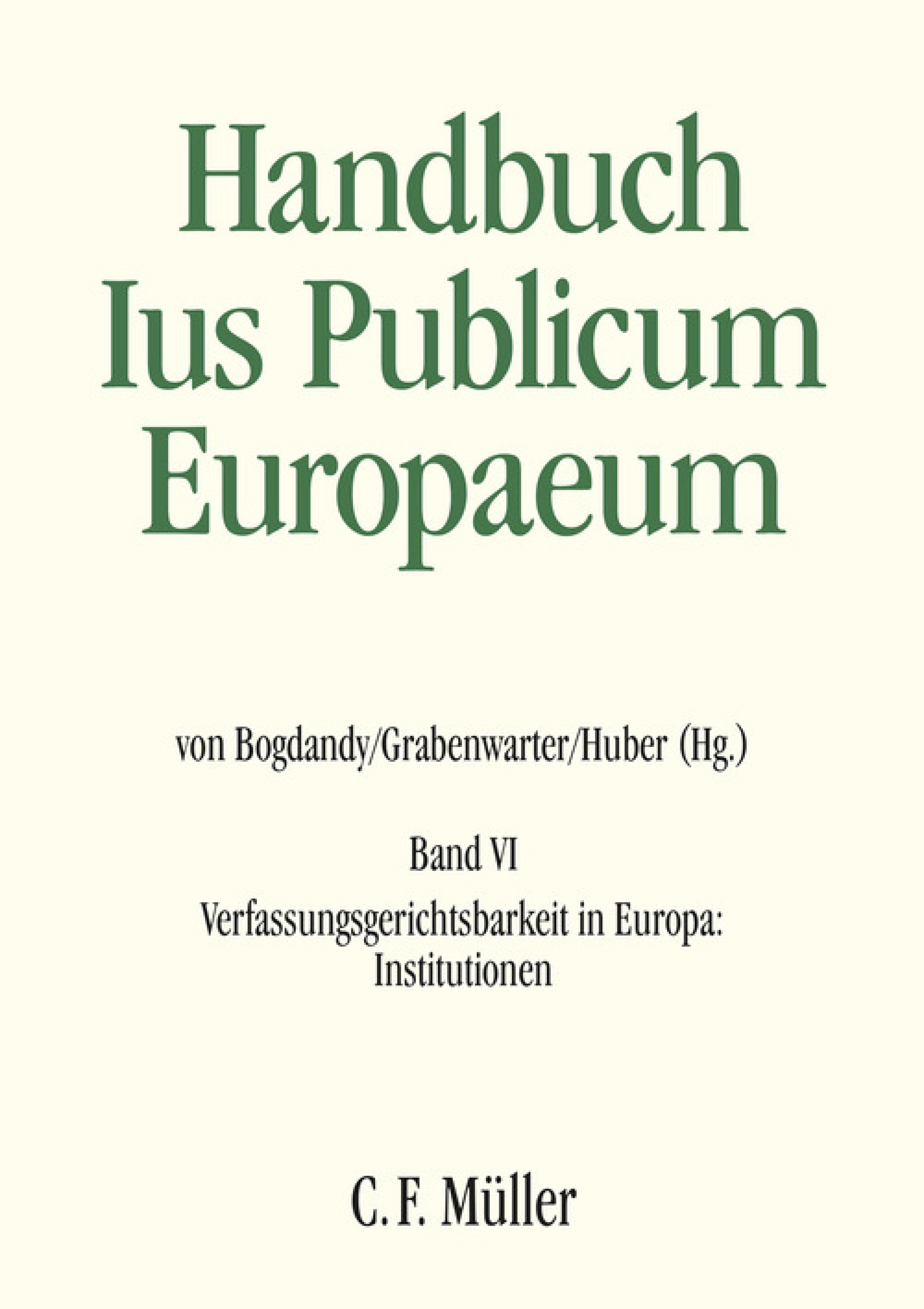 Обложка книги «Ius Publicum Europaeum»