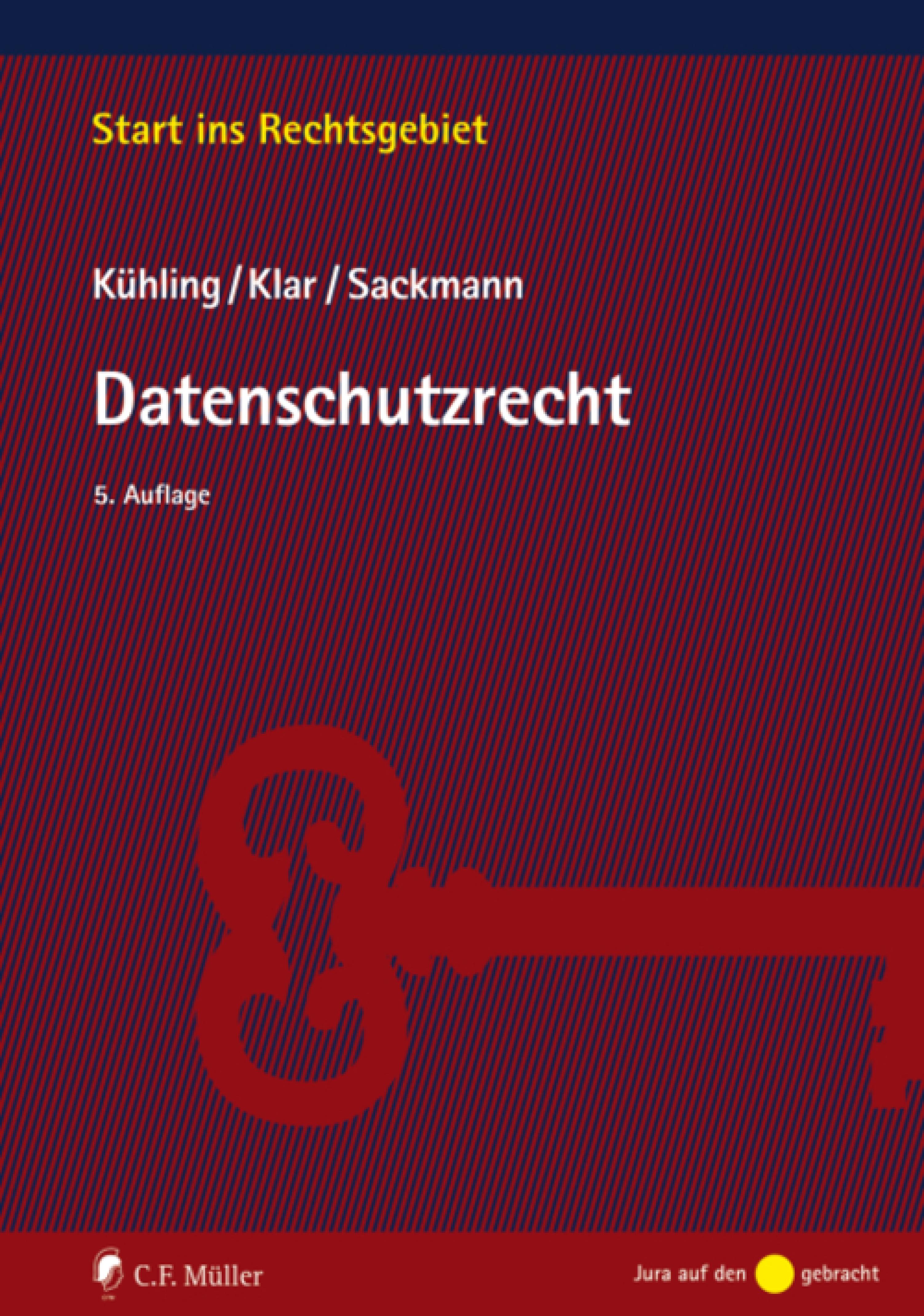 Обложка книги «Datenschutzrecht»