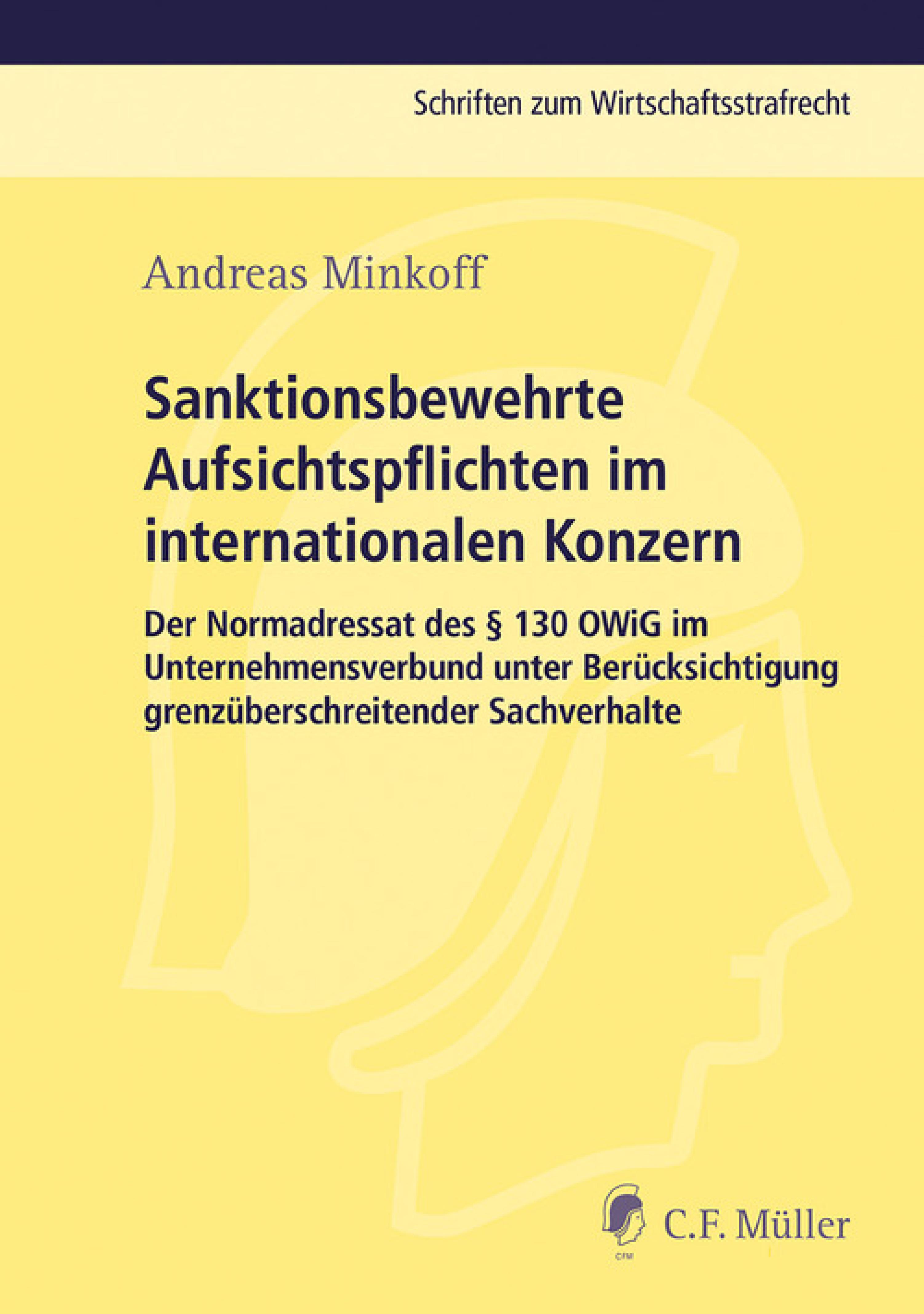 Обложка книги «Sanktionsbewehrte Aufsichtspflichten im internationalen Konzern»