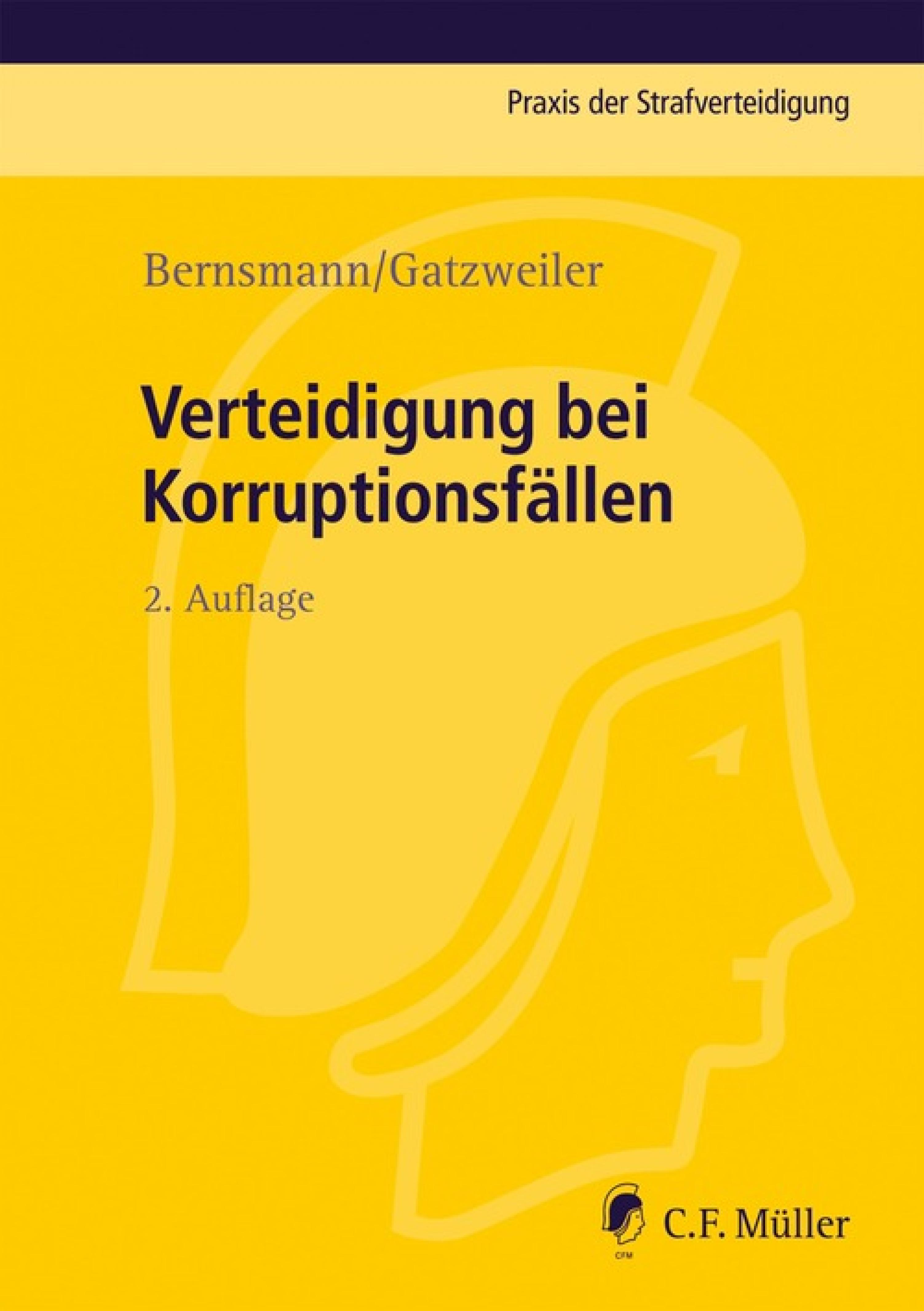 Обложка книги «Verteidigung bei Korruptionsfällen»