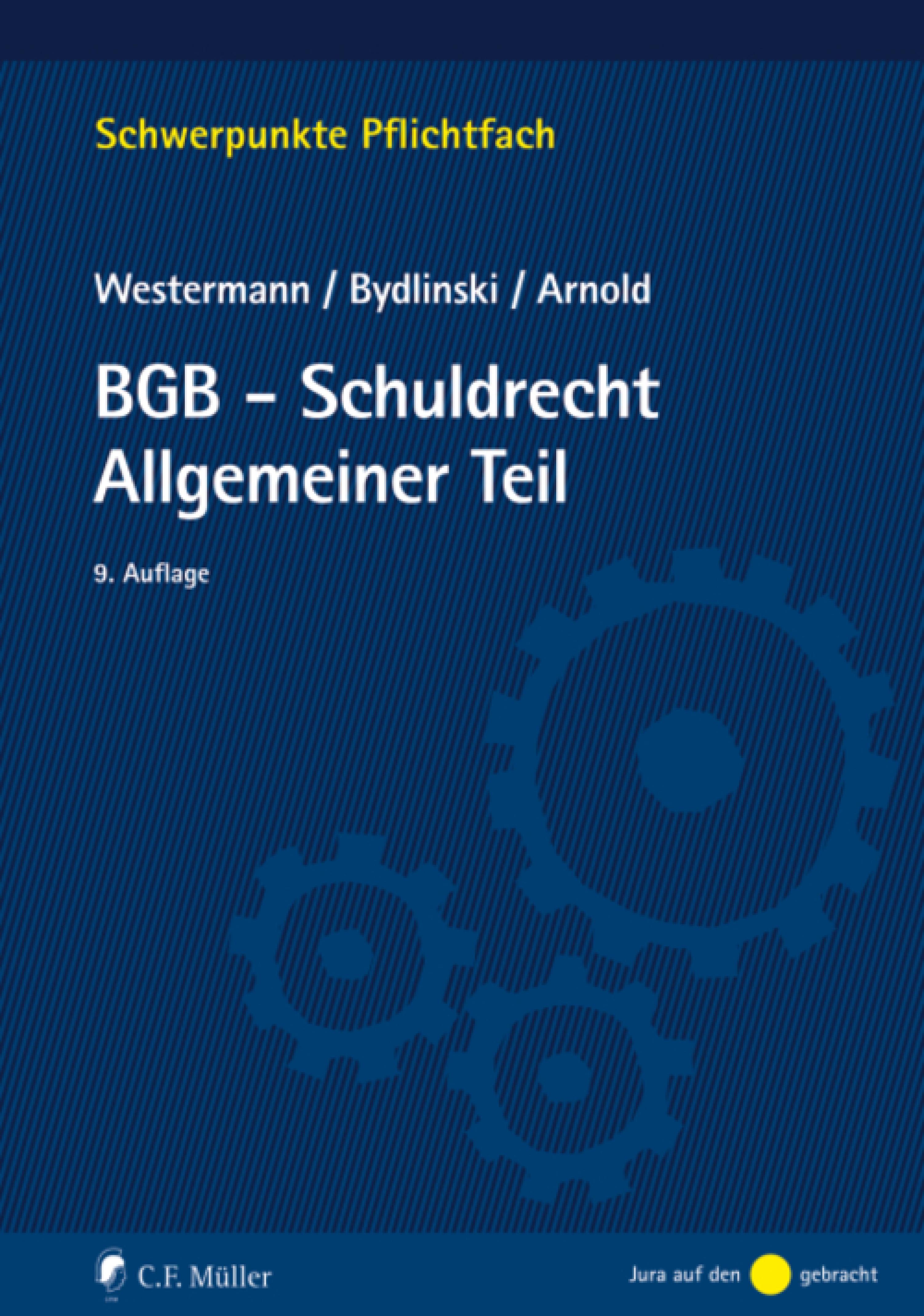 Обложка книги «BGB-Schuldrecht Allgemeiner Teil»