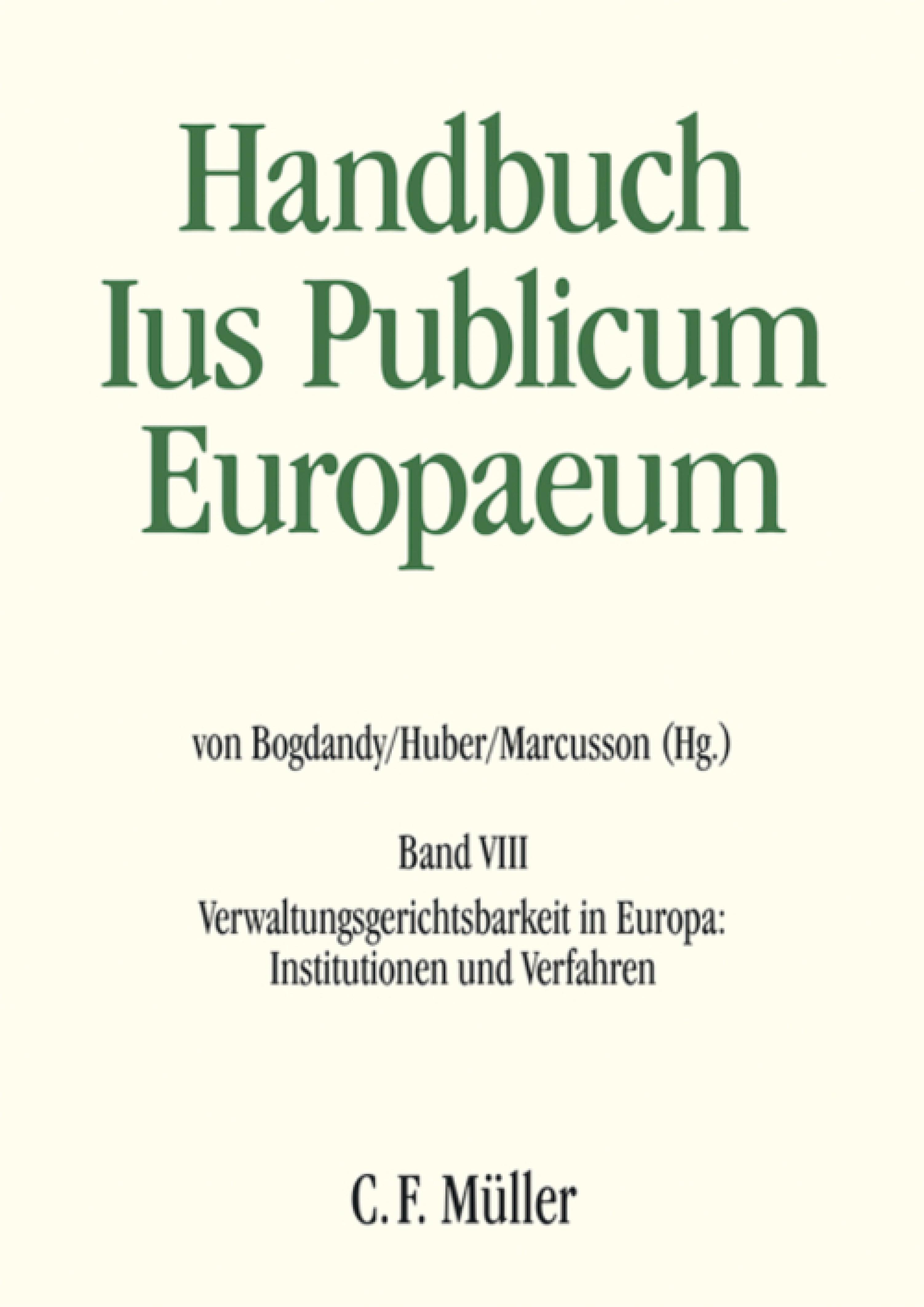 Обложка книги «Ius Publicum Europaeum»