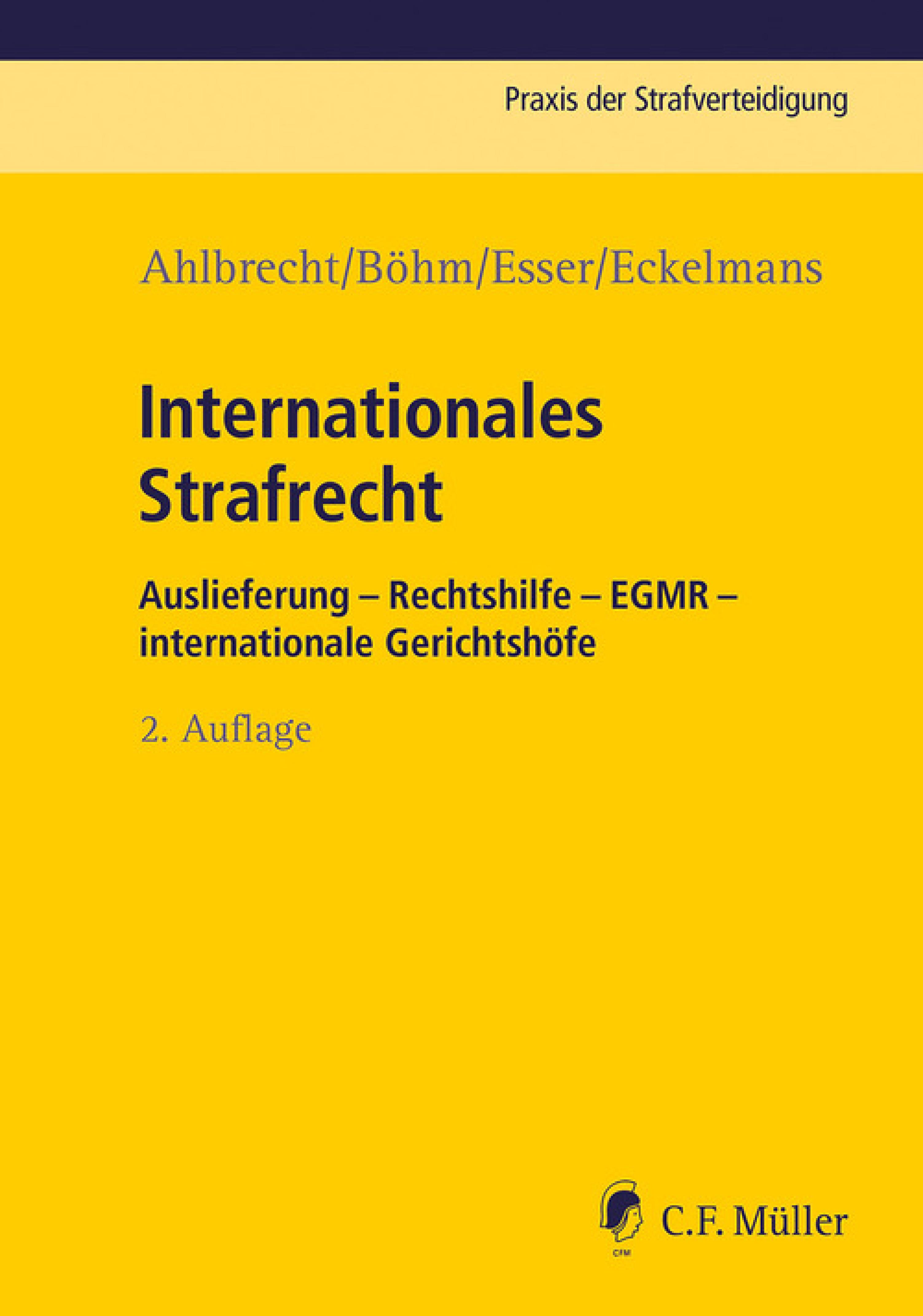 Обложка книги «Internationales Strafrecht»