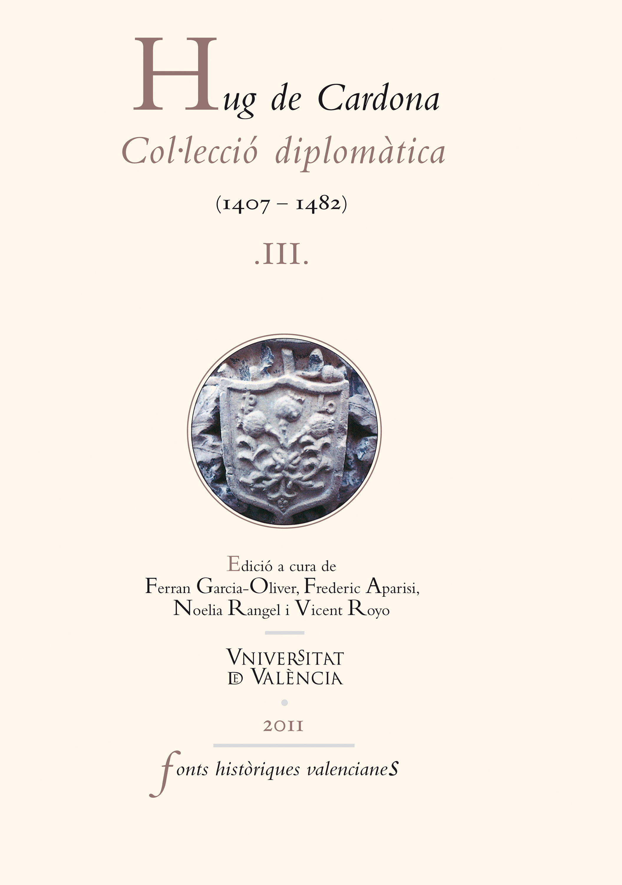 Обложка книги «Hug de Cardona, III»