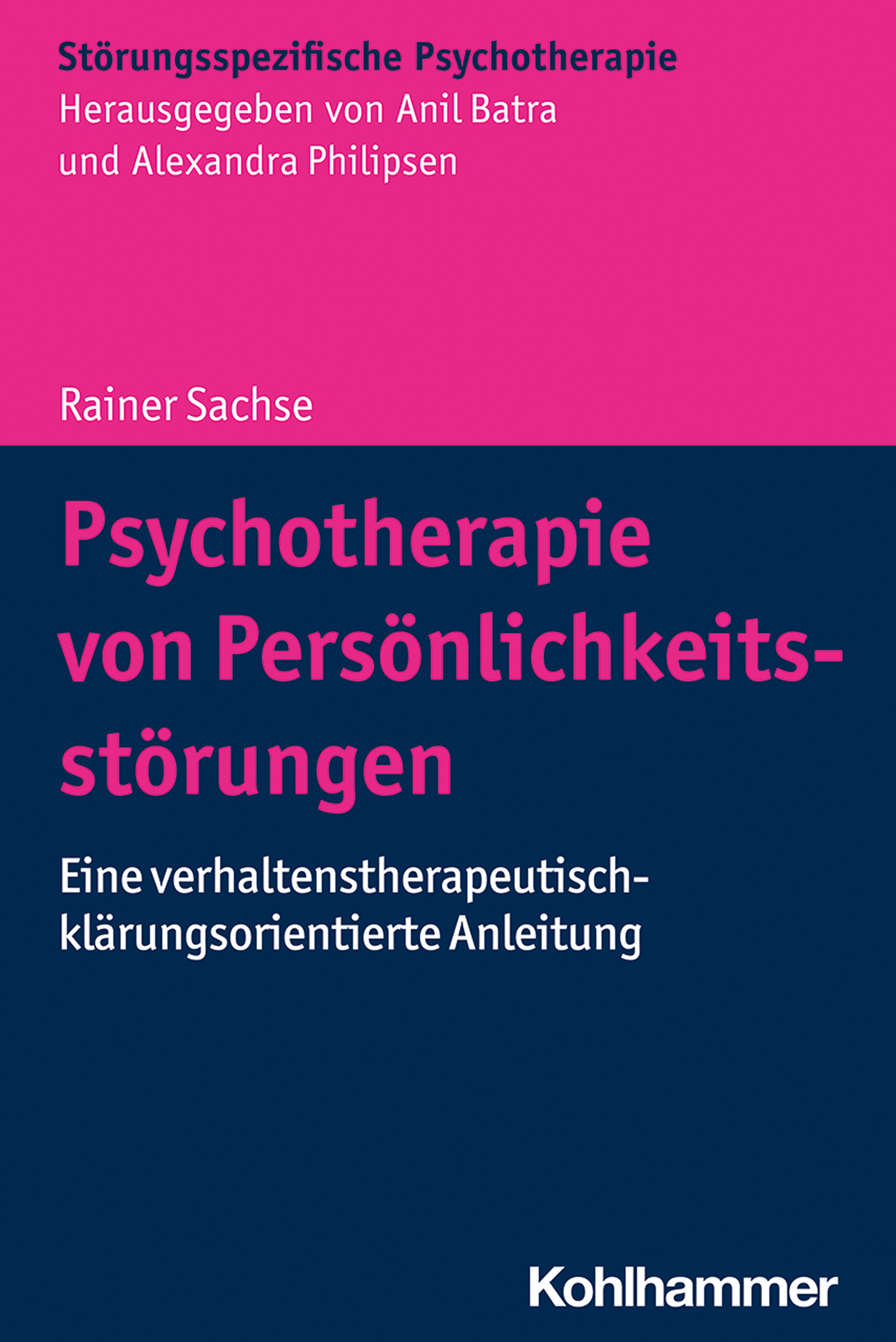 Обложка книги «Psychotherapie von Persönlichkeitsstörungen»
