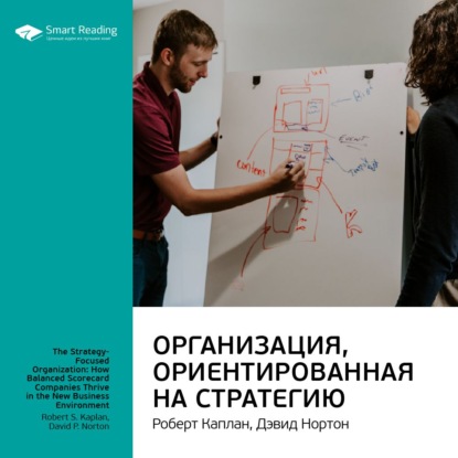Обложка книги «Ключевые идеи книги: Организация, ориентированная на стратегию. Роберт Каплан, Дэвид Нортон»