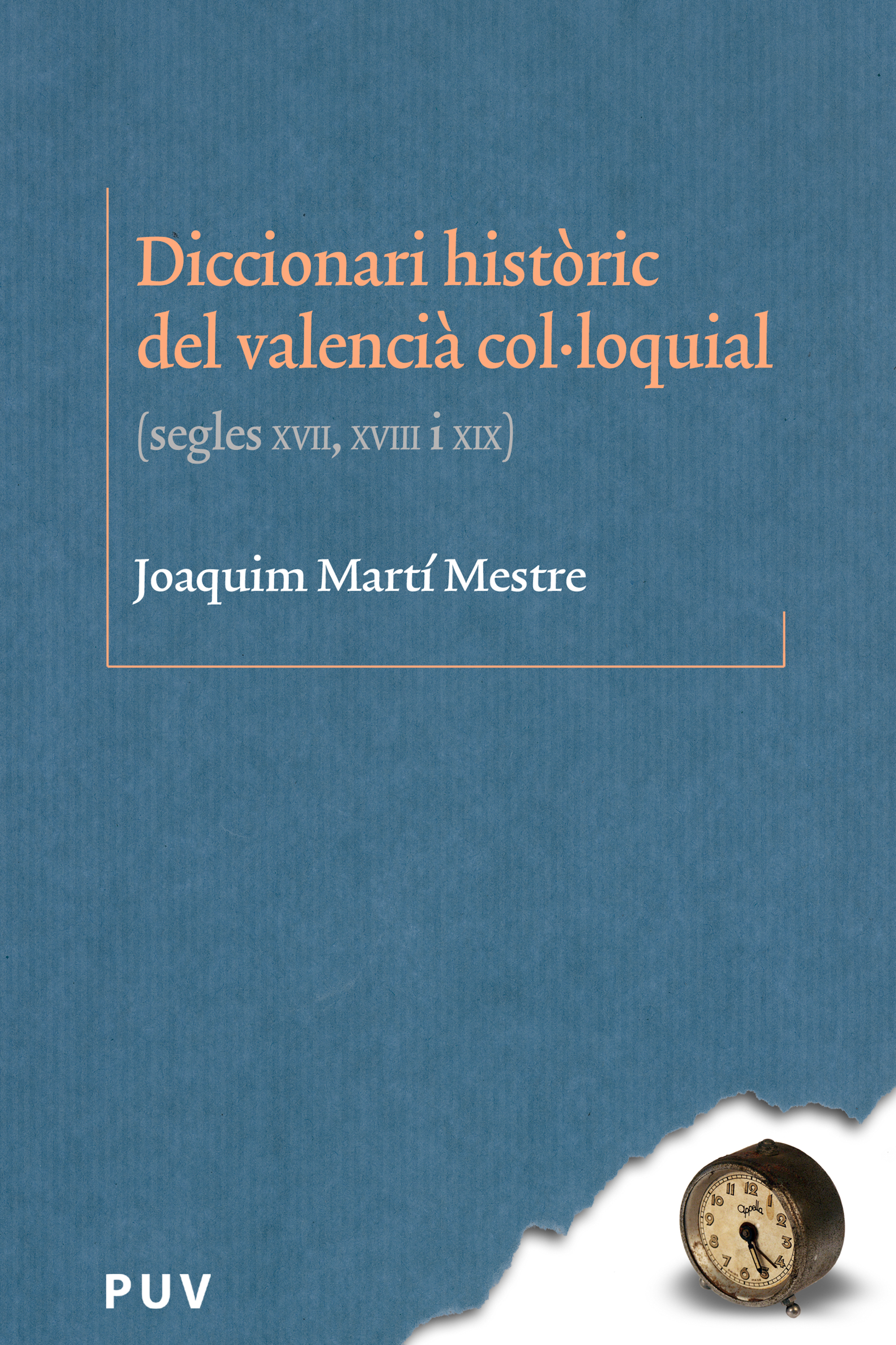 Обложка книги «Diccionari històric del valencià col·loquial»
