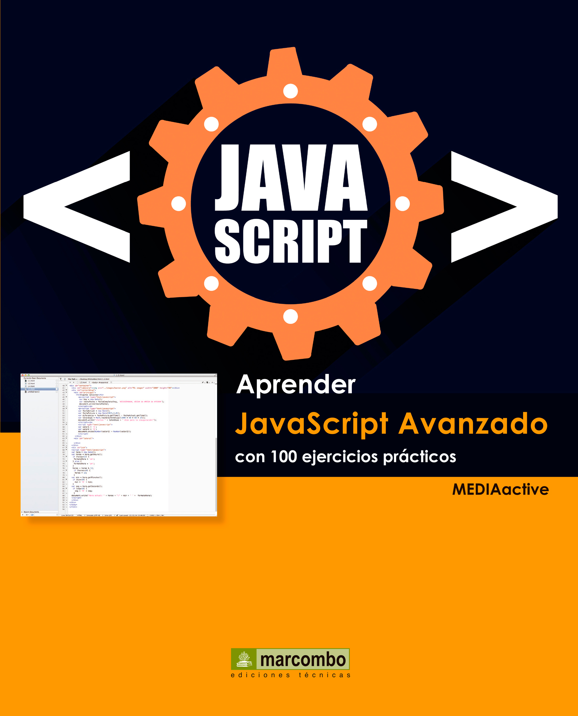 Обложка книги «Aprender Javascript Avanzado con 100 ejercicios prácticos»