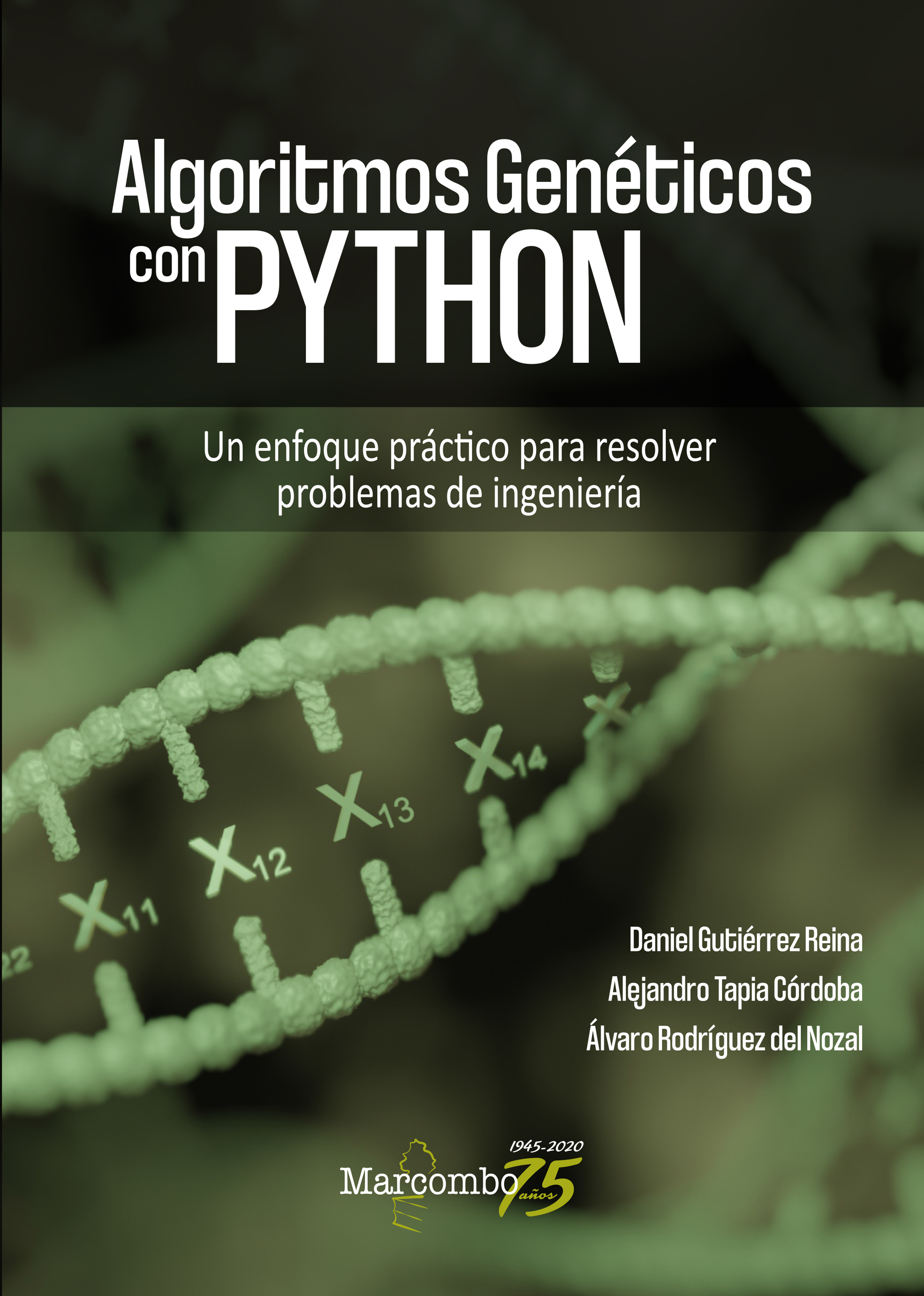 Обложка книги «Algoritmos Genéticos con Python»