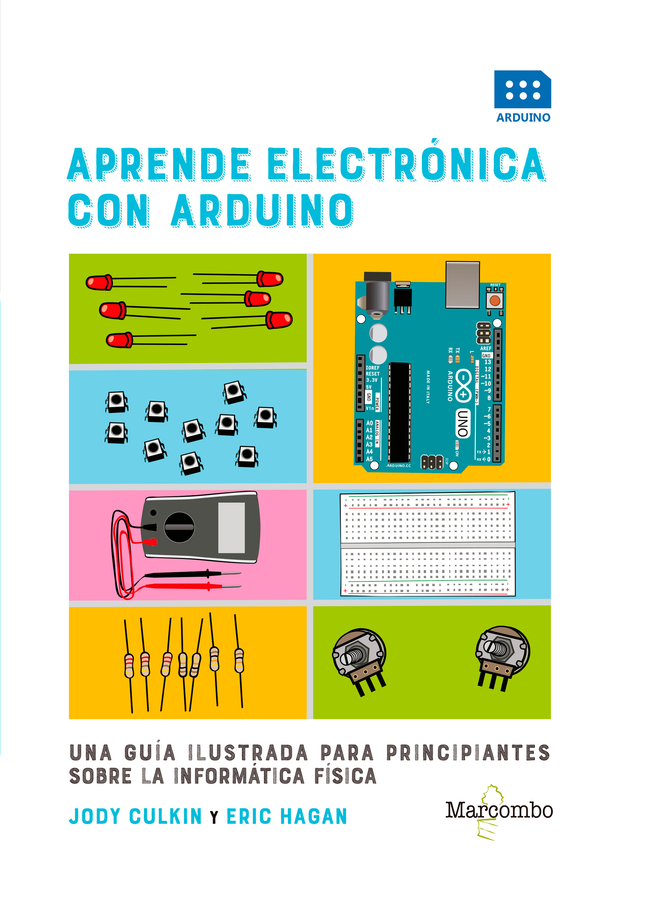 Обложка книги «Aprende electrónica con Arduino»