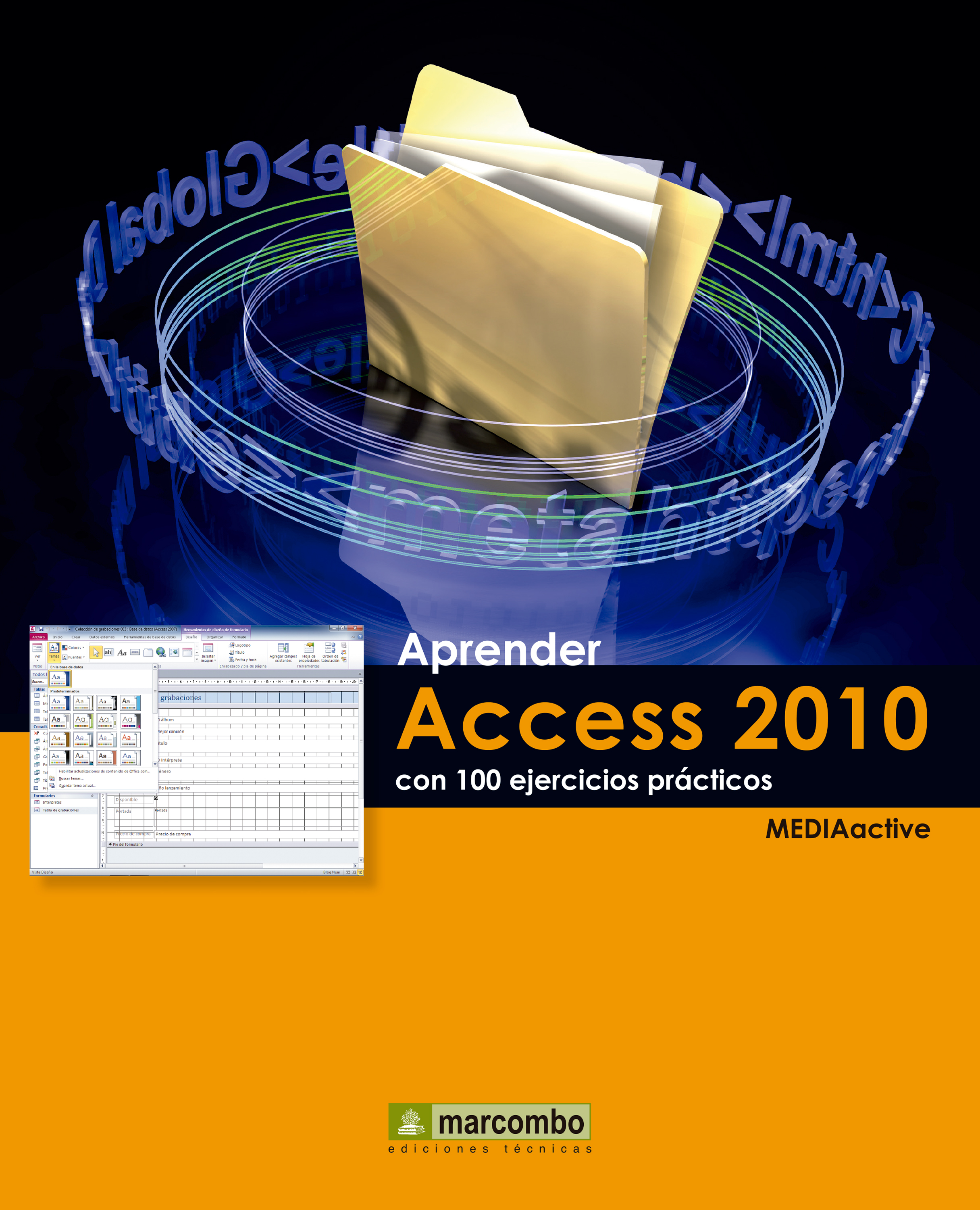 Обложка книги «Aprender Access 2010 con 100 ejercicios prácticos»